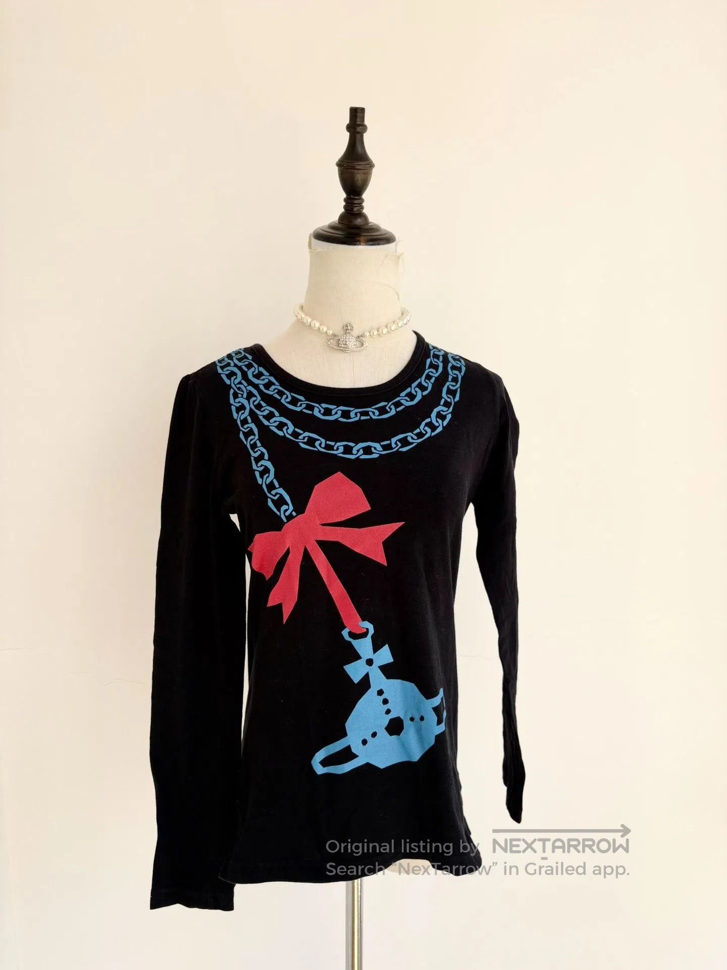 Vivienne Westwood Vivienne Westwood Vintage Bow Saturn Top. Size L / US 10 / IT 46 - 1 Thumbnail