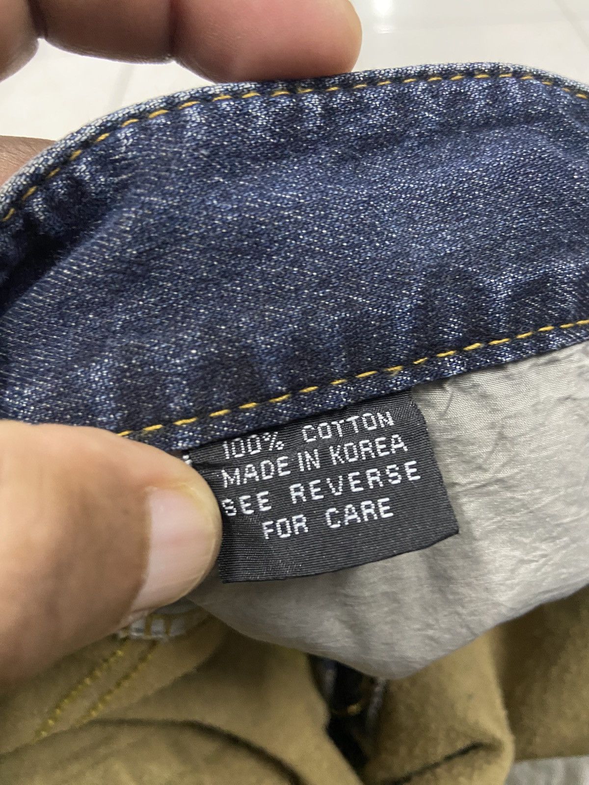 Japanese Brand TBJ ACID WASH FLEECE LINED DENIM JEANS Size US 38 / EU 54 - 14 Thumbnail