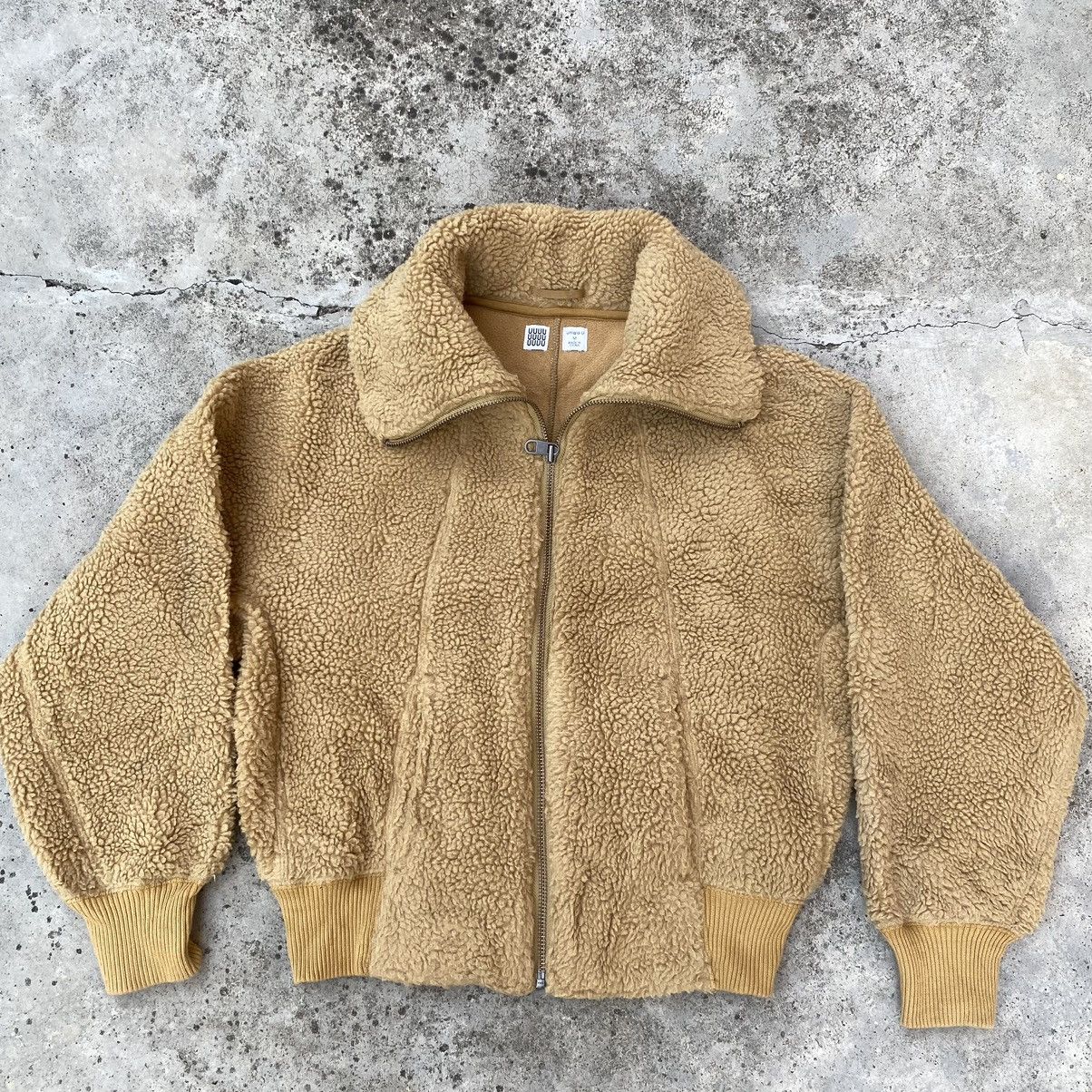 Japanese Brand × Undercover × Uniqlo Undercover x Uniqlo Sherpa Fleece Zipper Jacket Size US S / EU 44-46 / 1 - 2 Thumbnail