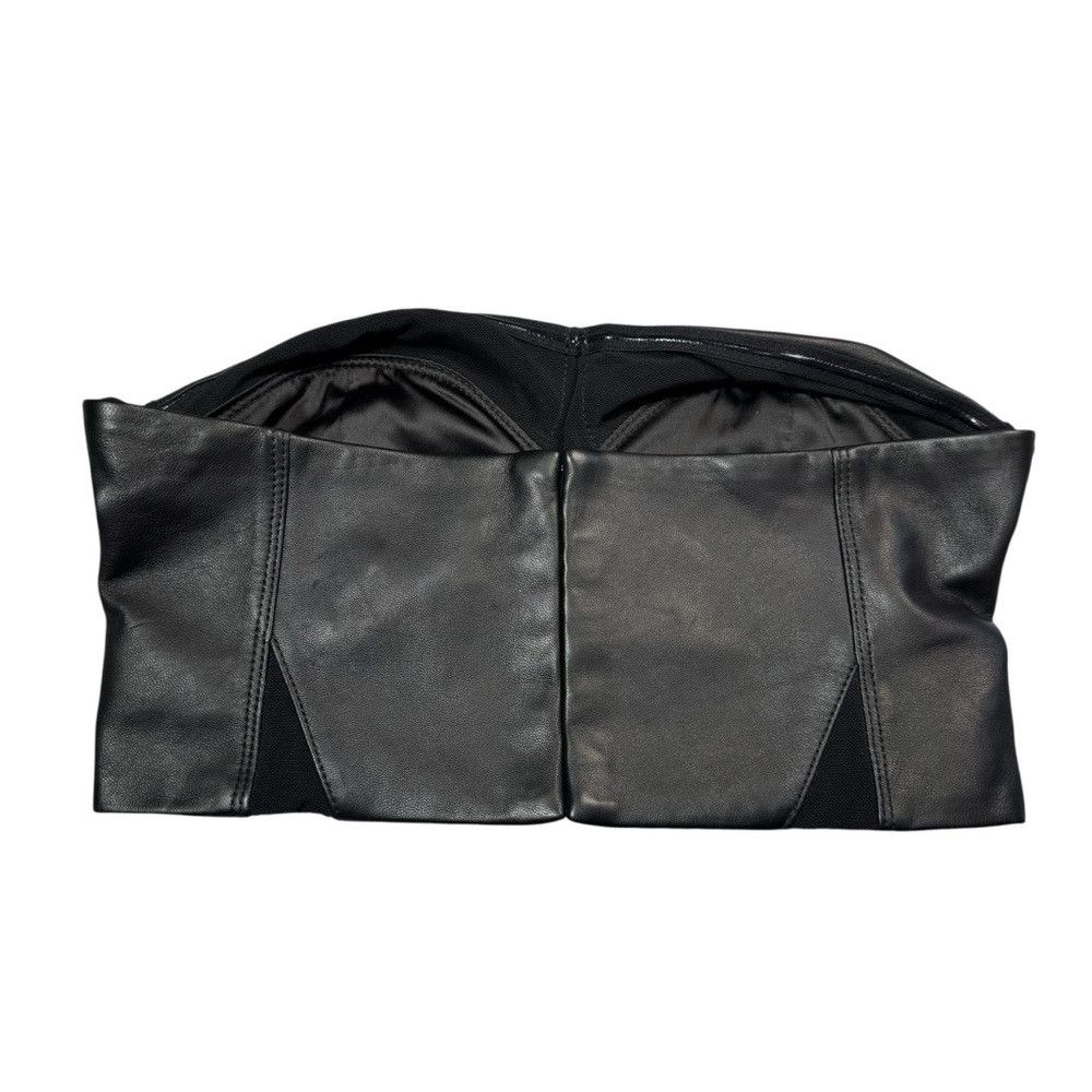 Rta NWT New $495 RtA Rangi Leather Corset Black Top Size 4 Size S / US 4 / IT 40 - 5 Thumbnail