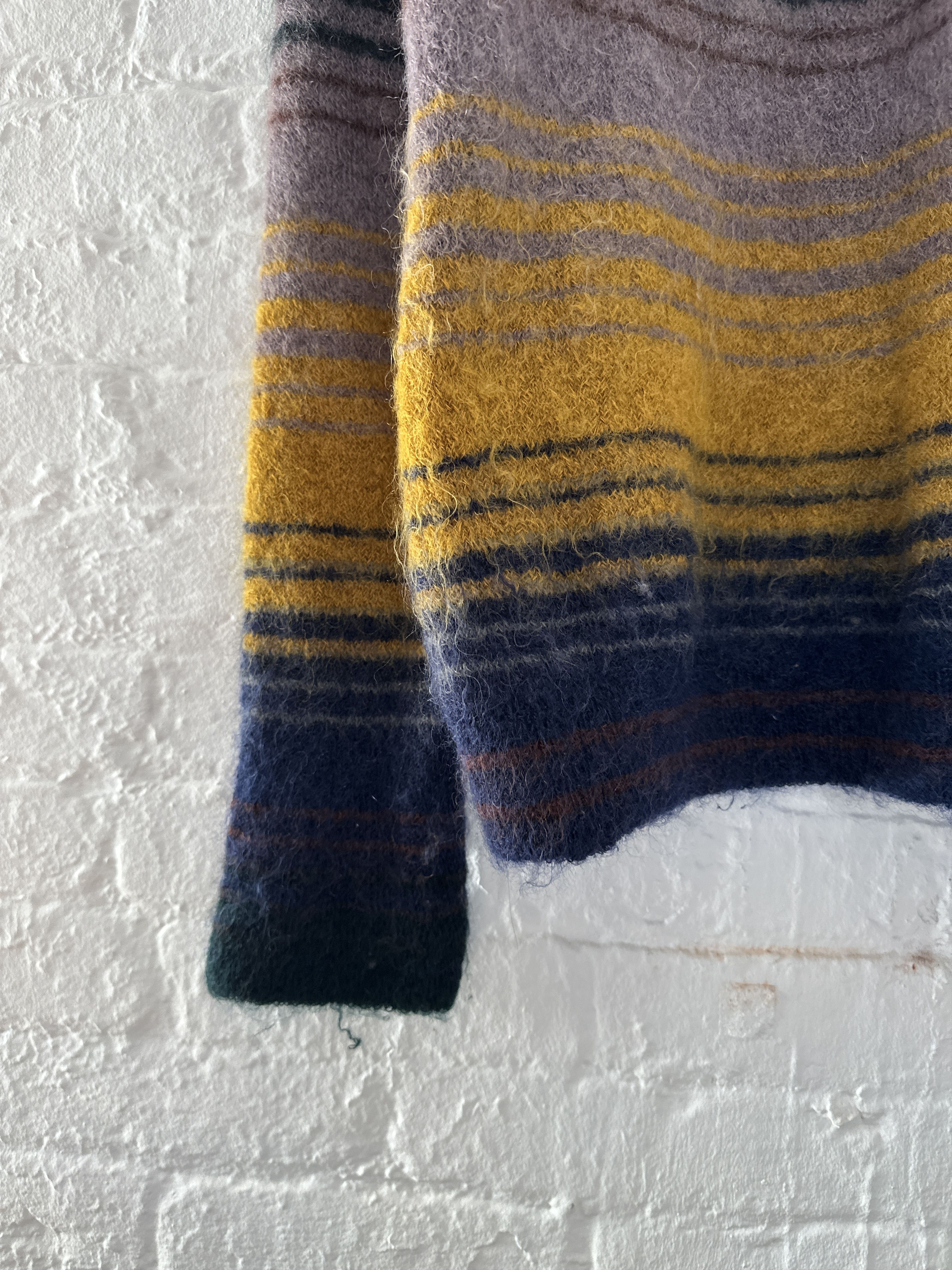 Acne Studios Acne Studios Striped Mohair Sweater Size US L / EU 52-54 / 3 - 4 Thumbnail