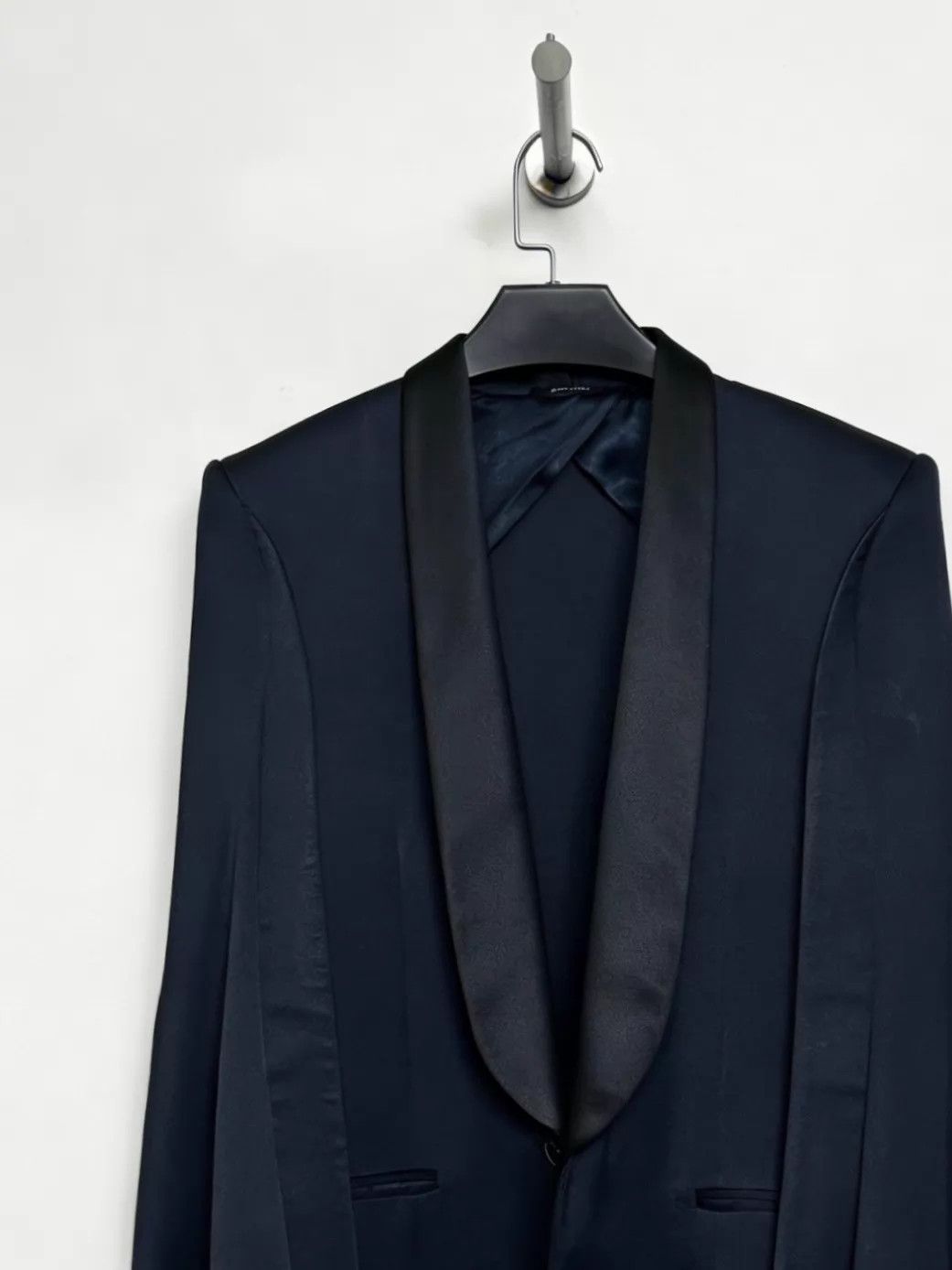 Maison Margiela MMM 11SS Satin Padded Shoulder Slit Cuffs Shawl Coat 40 Size S / US 4 / IT 40 - 4 Thumbnail