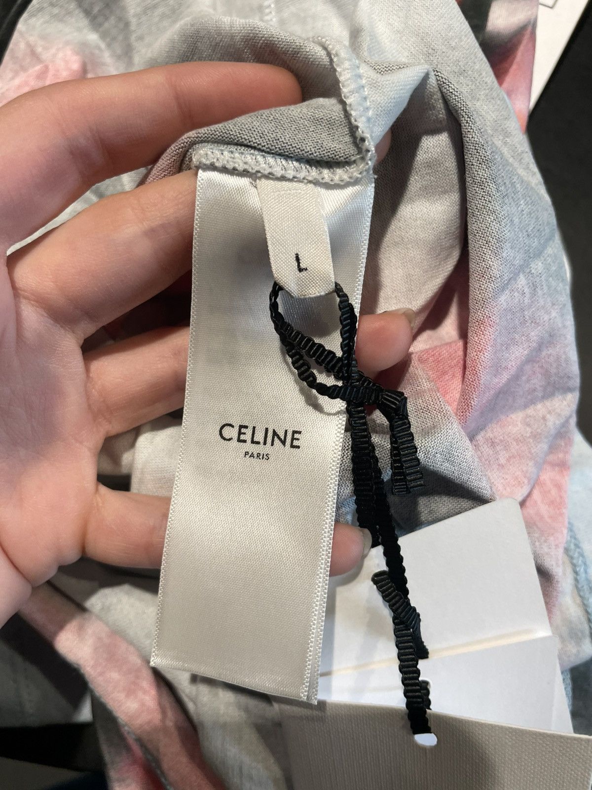 Celine Loose Tie-Dye T-Shirt Size US L / EU 52-54 / 3 - 5 Thumbnail
