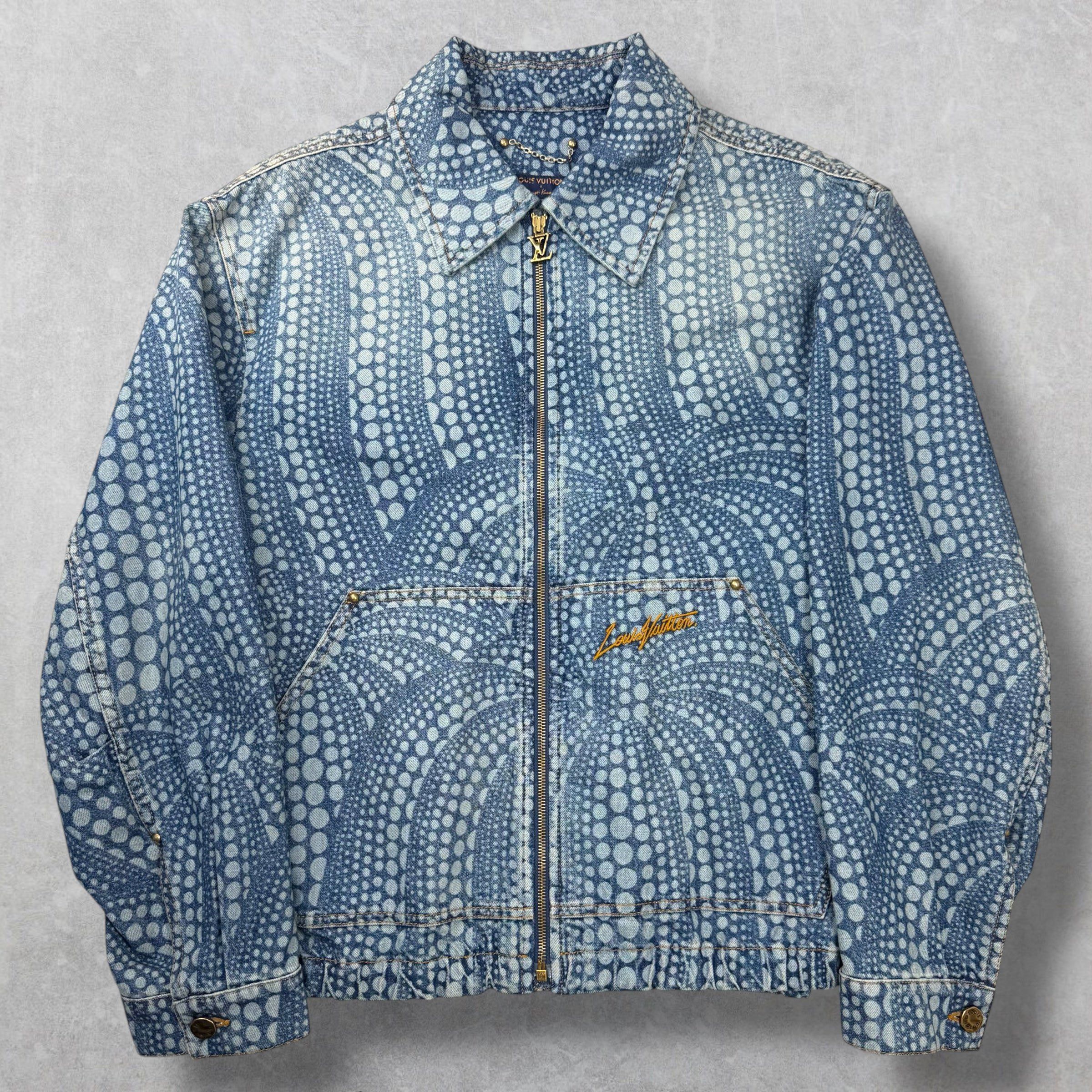 Louis Vuitton Louis Vuitton x Yayoi Kasuma All-Over Denim Blouson 50 (L) Size US L / EU 52-54 / 3 - 1 Thumbnail