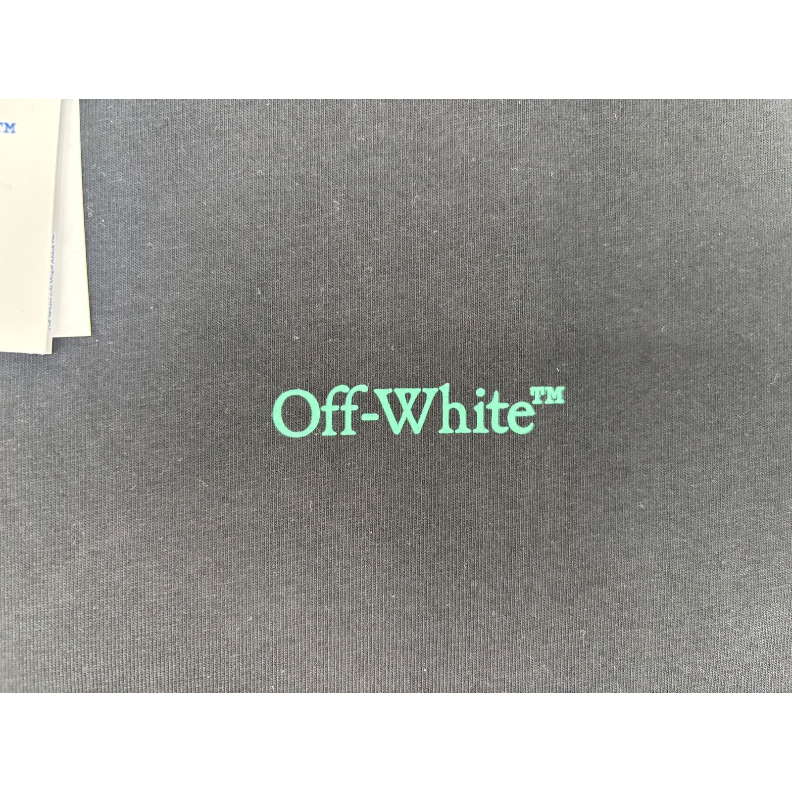 Off-White OFF-WHITE "Tape Arrows" Teal & Black T-Shirt Size Medium Size US M / EU 48-50 / 2 - 6 Thumbnail