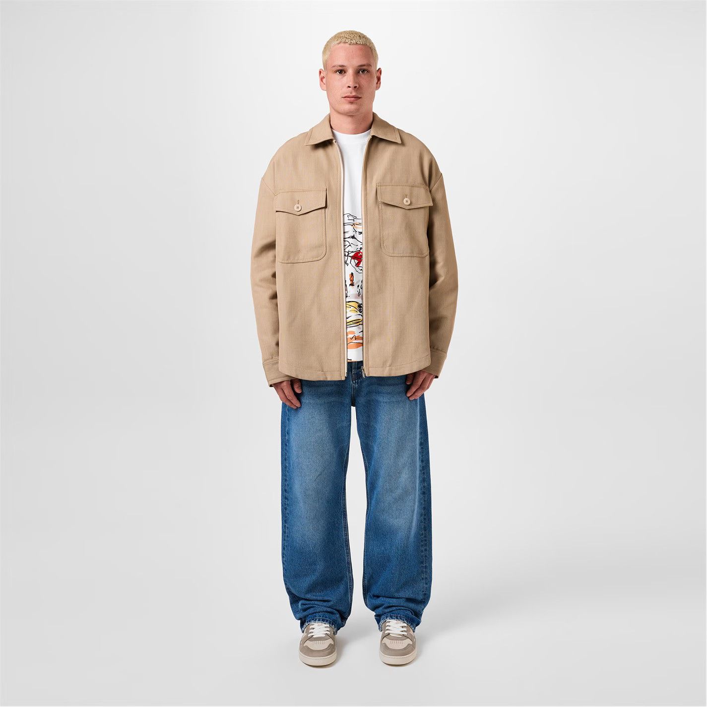 Jacquemus o1g2r1mq0426 Le Montagne Overshirt in Beige Size US L / EU 52-54 / 3 - 5 Thumbnail