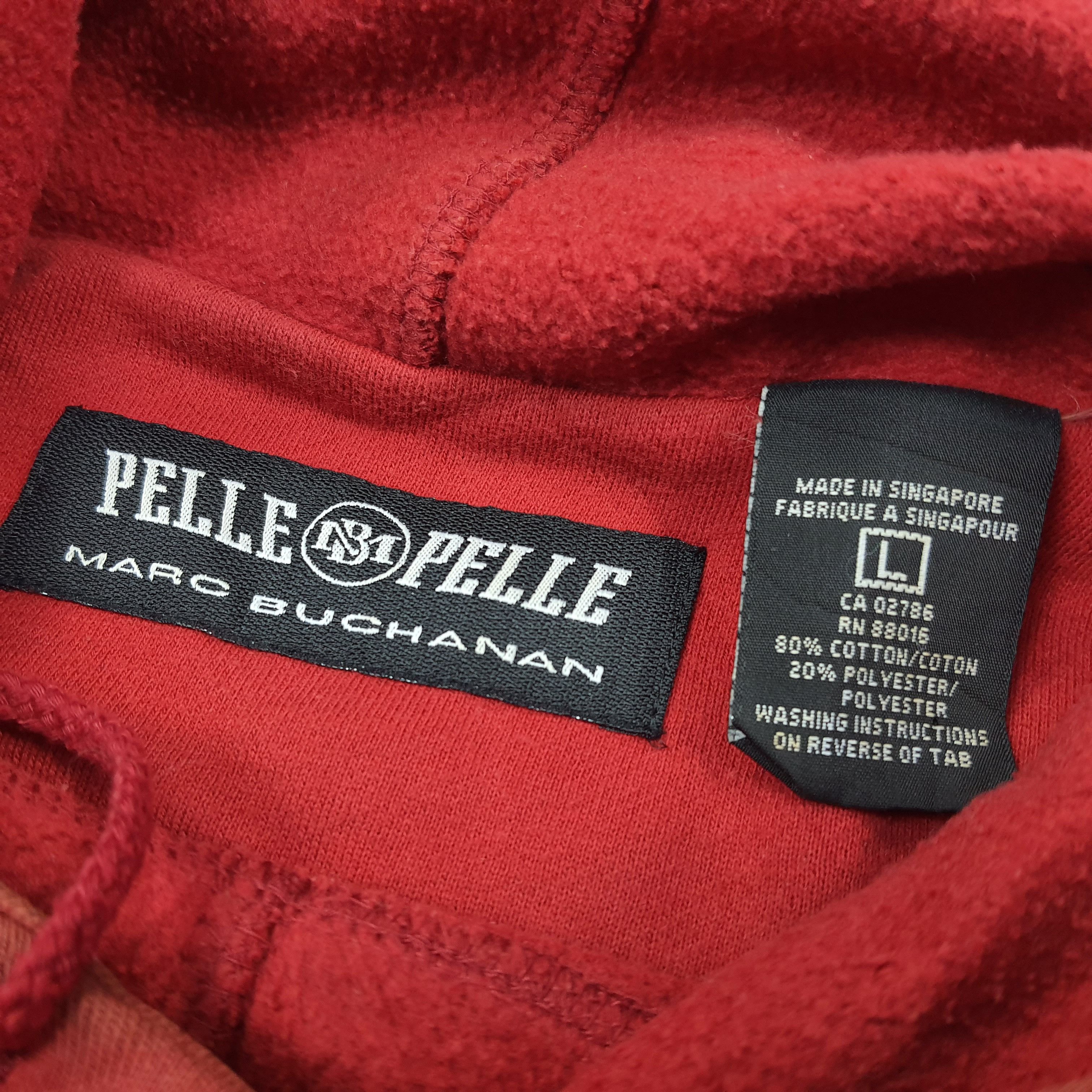 Other Vintage Pelle Pelle Marc Buchanan Streetwear Hoodie C237N11 Size US XL / EU 56 / 4 - 4 Thumbnail