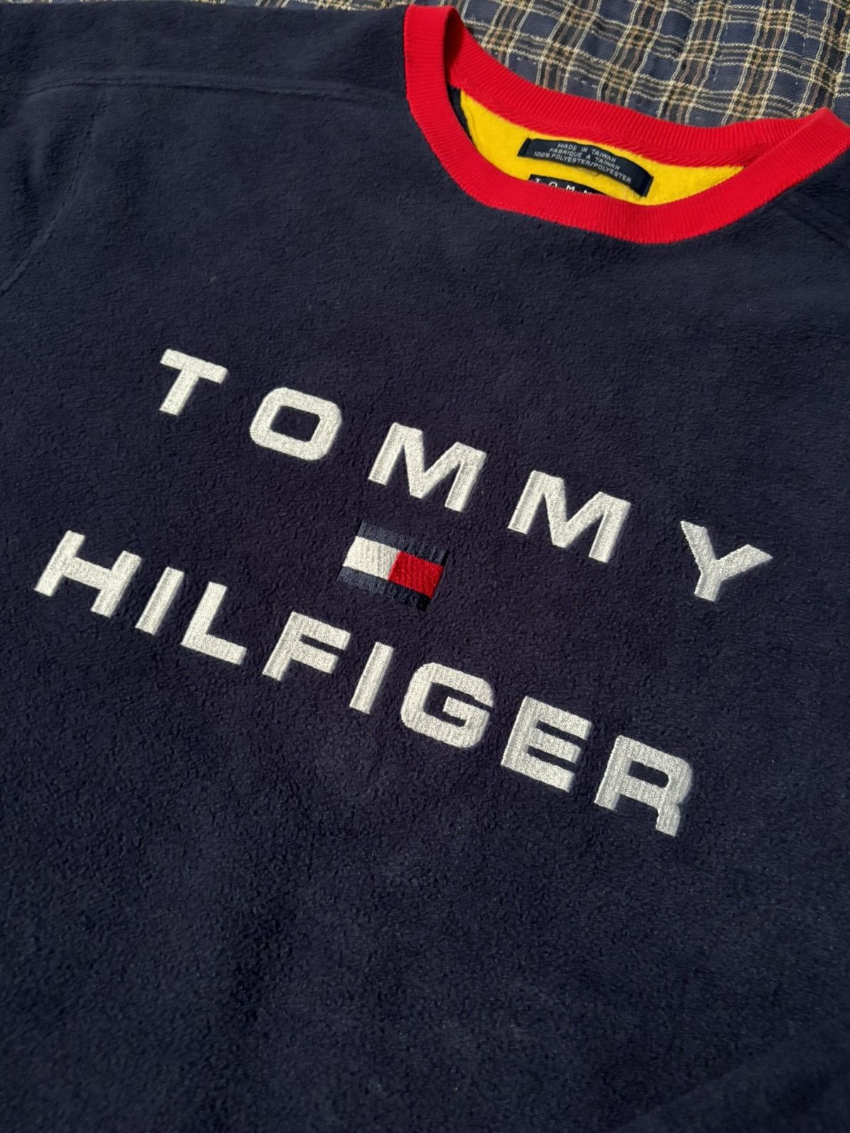 Tommy Hilfiger Full Fleece Tommy Sweatshirt Jumper Pullover Crewneck Logo Size US L / EU 52-54 / 3 - 2 Thumbnail