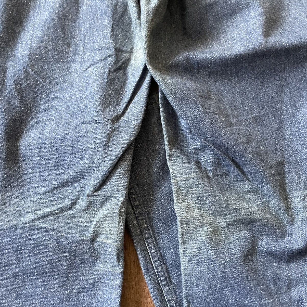 Big John 🔥Vintage 80s Big John Buspants Flare Denim Pants Jeans Size US 31 - 11 Thumbnail