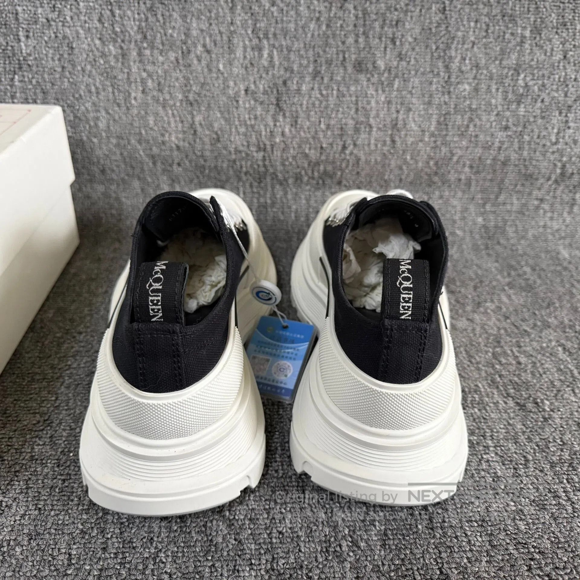 Alexander McQueen Alexander McQueen Platform Canvas Shoes. Size US 7.5 / IT 37.5 - 3 Thumbnail