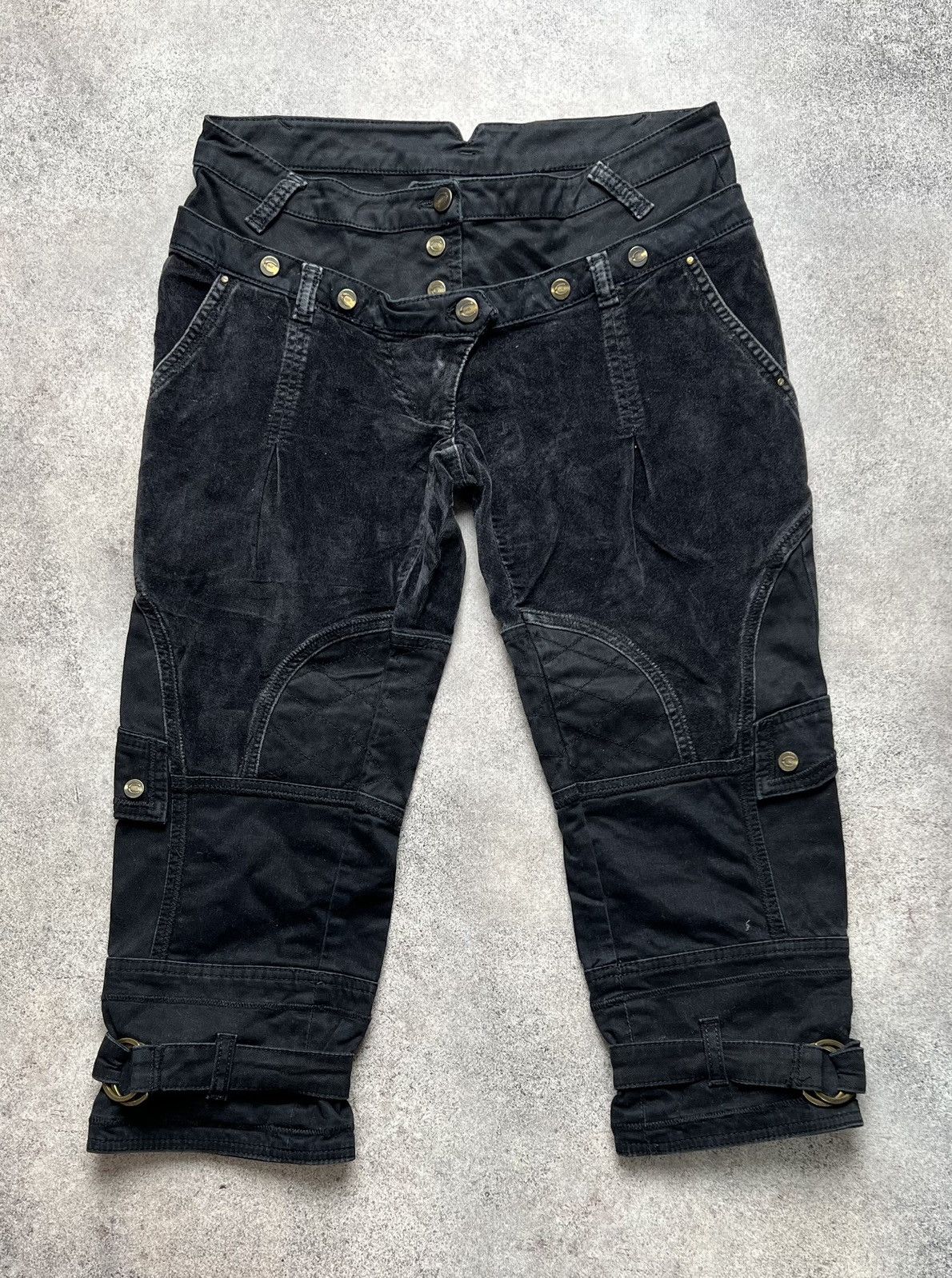 image of Just Cavalli Vintage Capris in Black, Women's (Size 28)