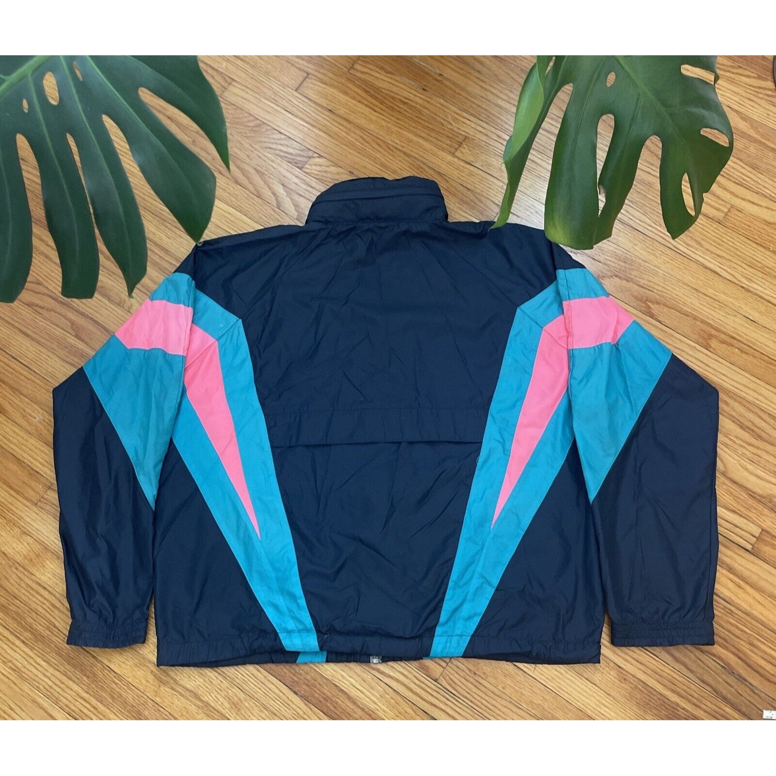Adidas Vintage 90's Medium Adidas 3 Stripes Full Zip Lightweight Wi Size US M / EU 48-50 / 2 - 2 Thumbnail