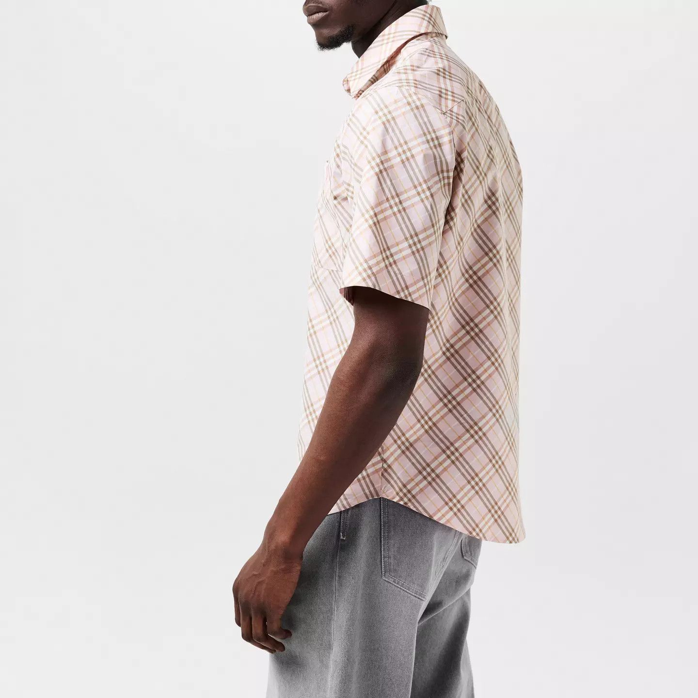Burberry o1g2r1mq0426 Check Short Sleeve Shirt in Multicolor Size US XL / EU 56 / 4 - 3 Thumbnail