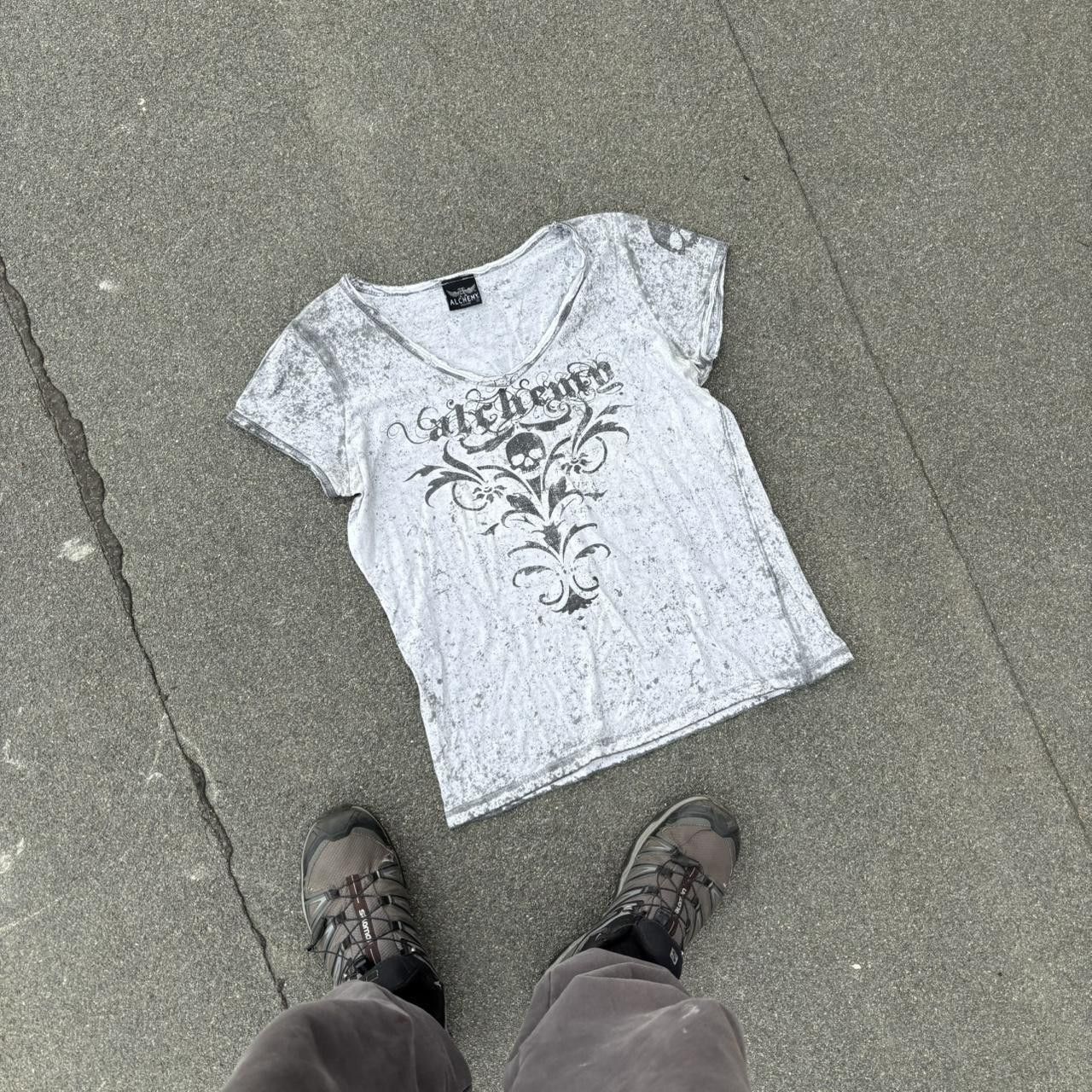 Affliction × Japanese Brand × Vintage Vintage y2k 90s grunge affliction style alchemy t-shirt Size US XL / EU 56 / 4 - 2 Thumbnail
