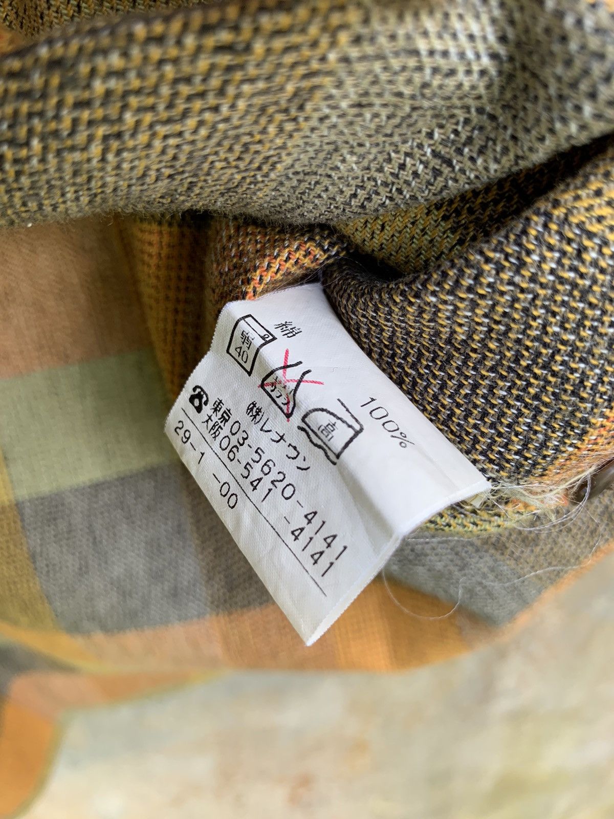 Designer × Japanese Brand × Vintage Vintage Exoah Japanese Flannel Shirts Size US L / EU 52-54 / 3 - 5 Thumbnail