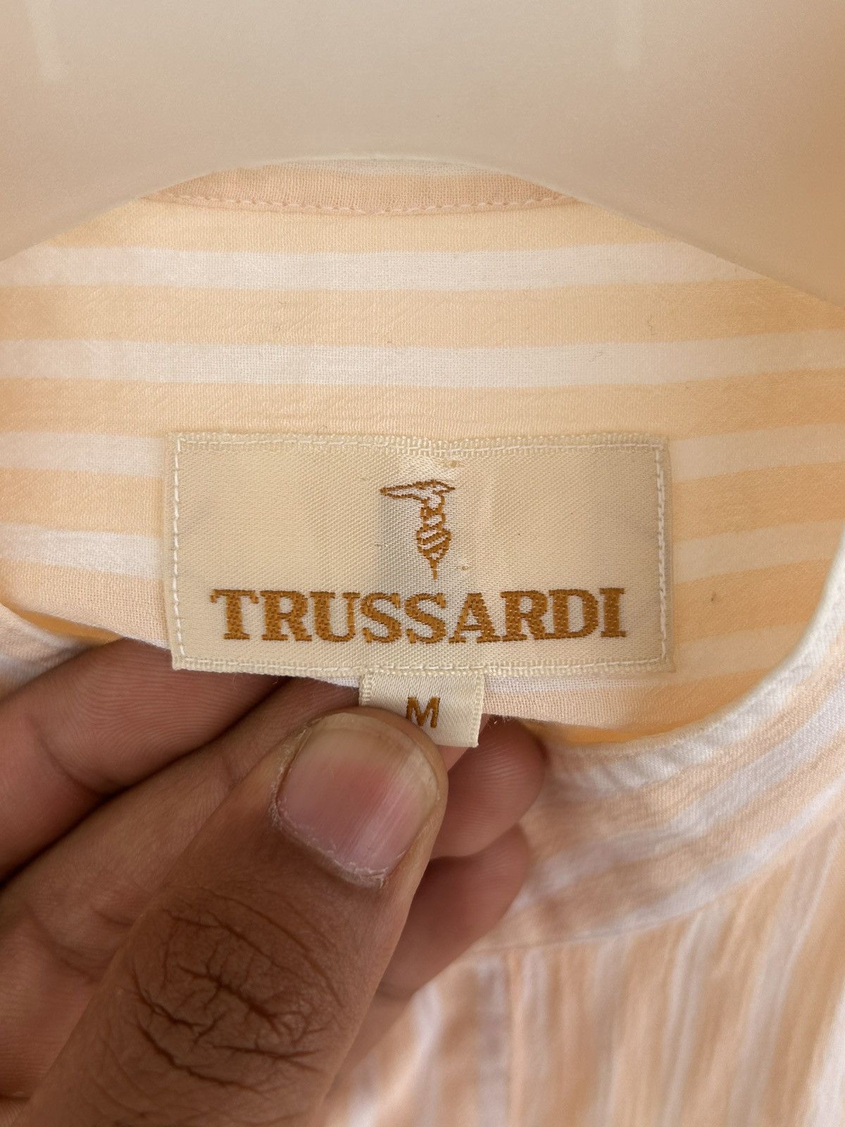 Trussardi Trussardi stripe shirt Size US M / EU 48-50 / 2 - 3 Thumbnail