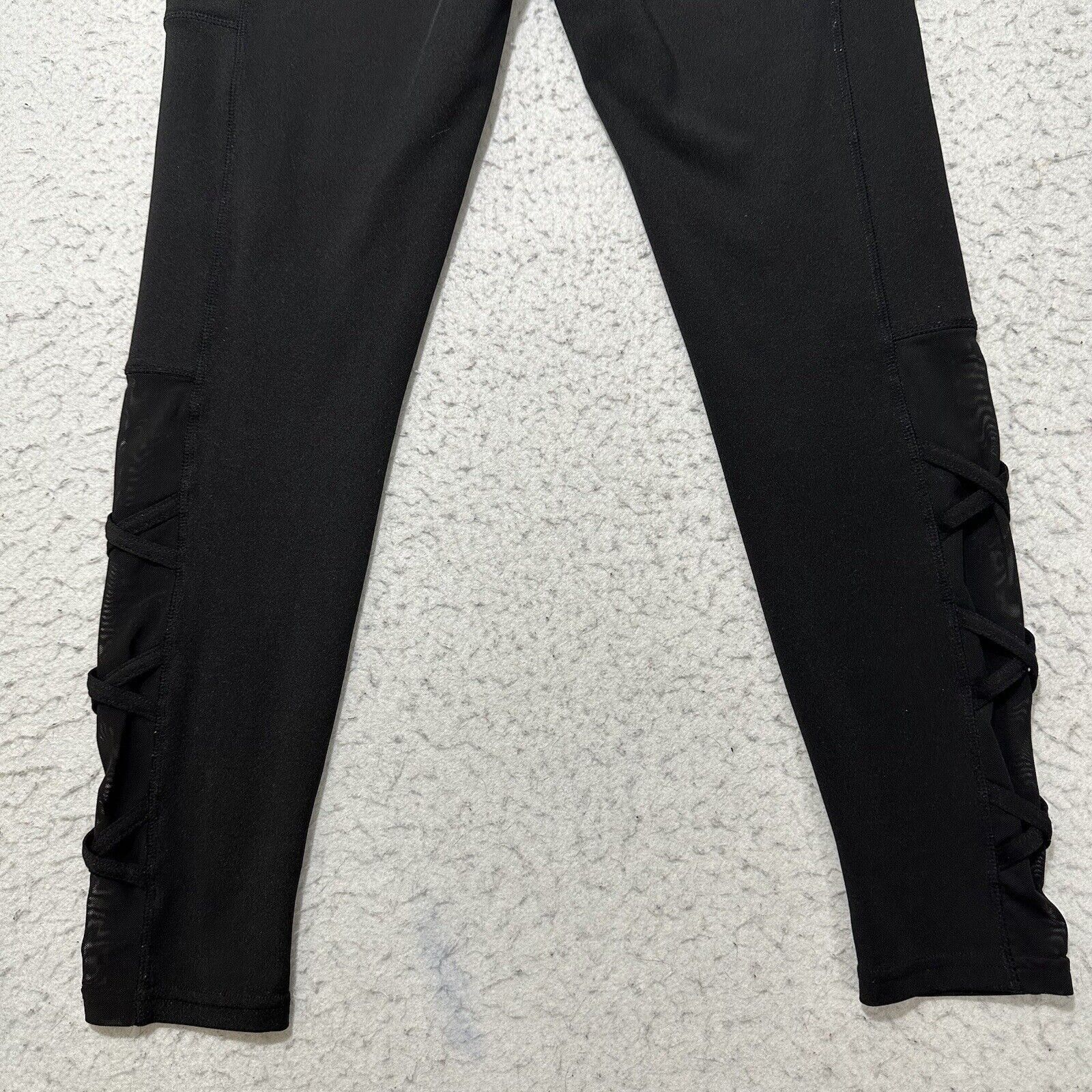 Other POP Fit Small Ankle Leggings Pull On Stretch Cross Lace Size 28" / US 6 / IT 42 - 8 Thumbnail