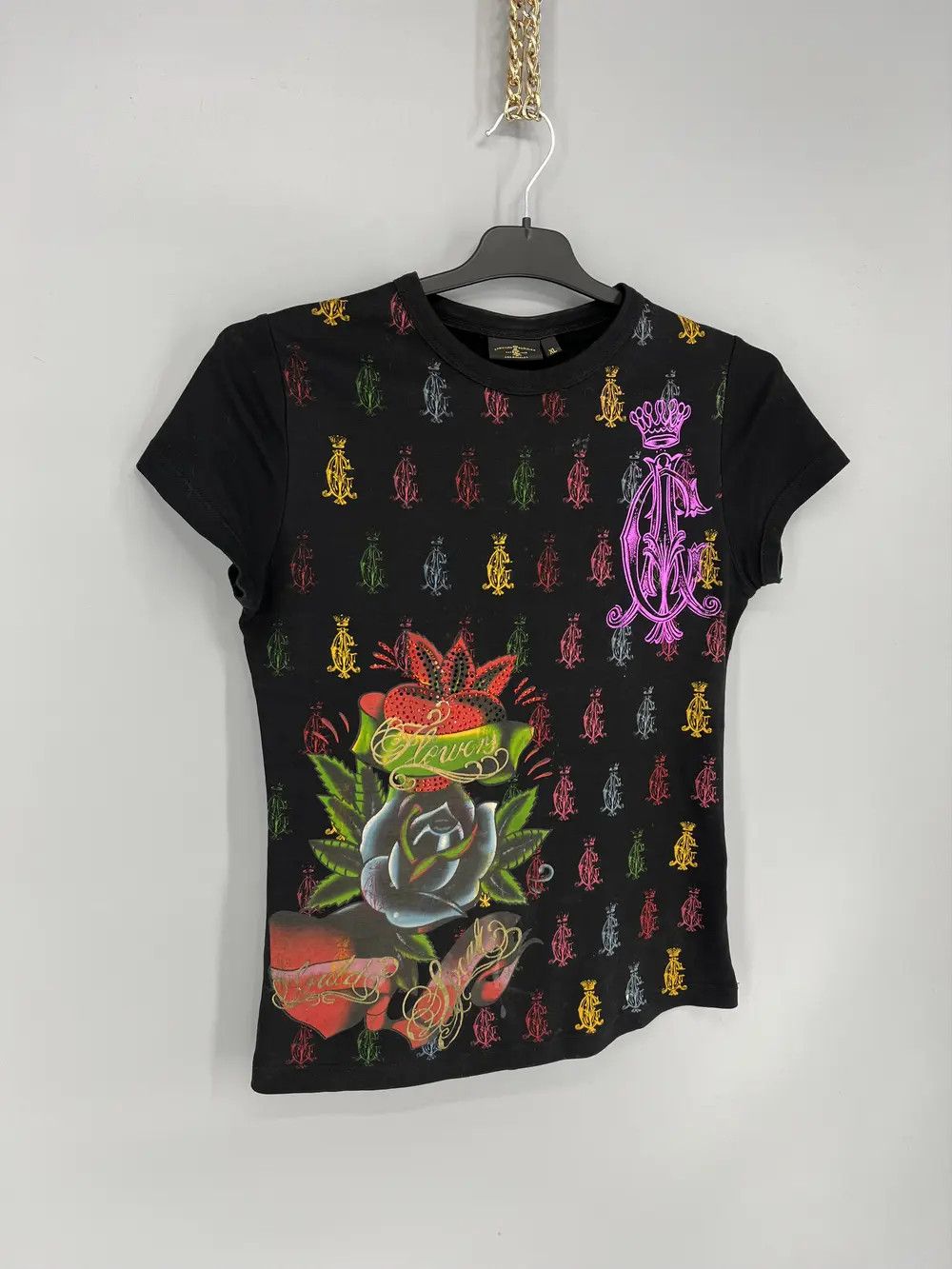 Affliction Ed Hardy Christian Audigier Affliction Made in USA Tshirt Size XL / US 12-14 / IT 48-50 - 2 Thumbnail