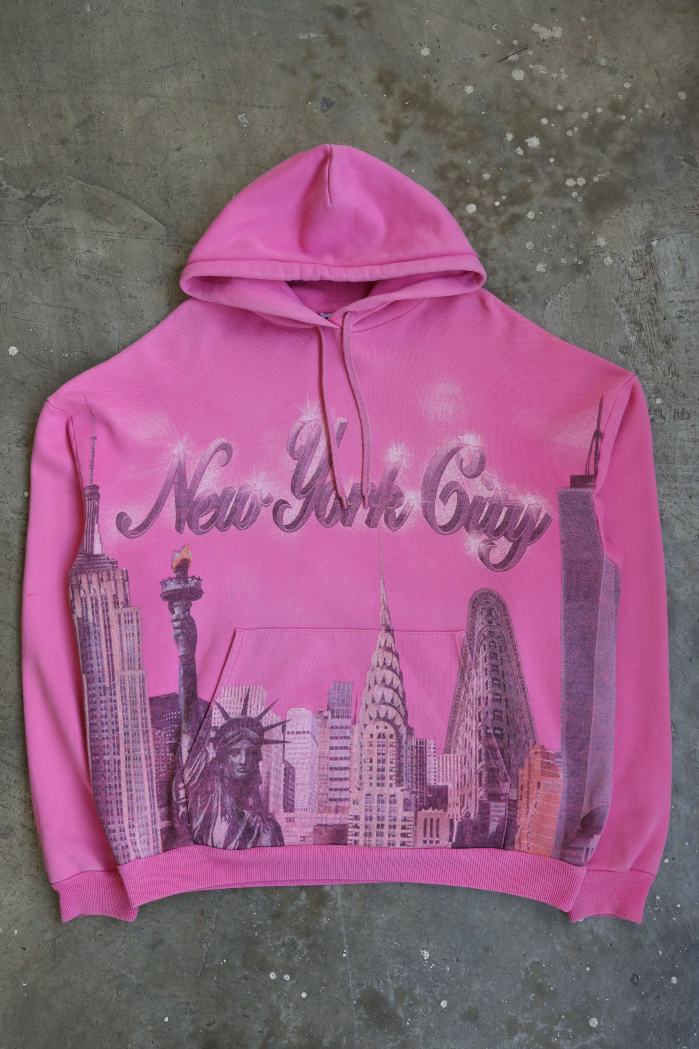 Balenciaga Balenciaga - DG - Resort 2018 - Airbrushed NYC Hoodie Size US M / EU 48-50 / 2 - 1 Thumbnail