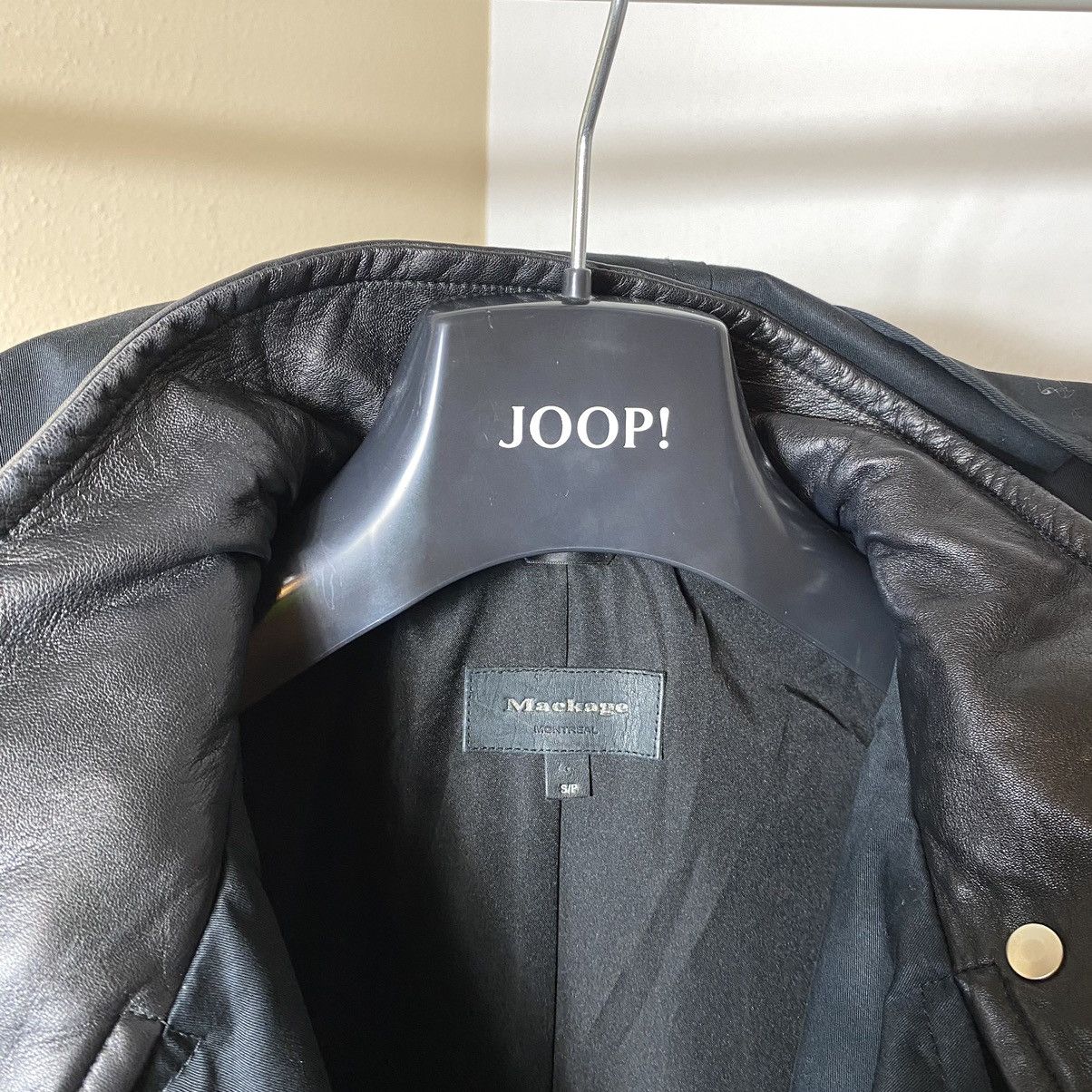 Mackage Mackage Leather Trim Canvas Jacket Size S / US 4 / IT 40 - 15 Thumbnail