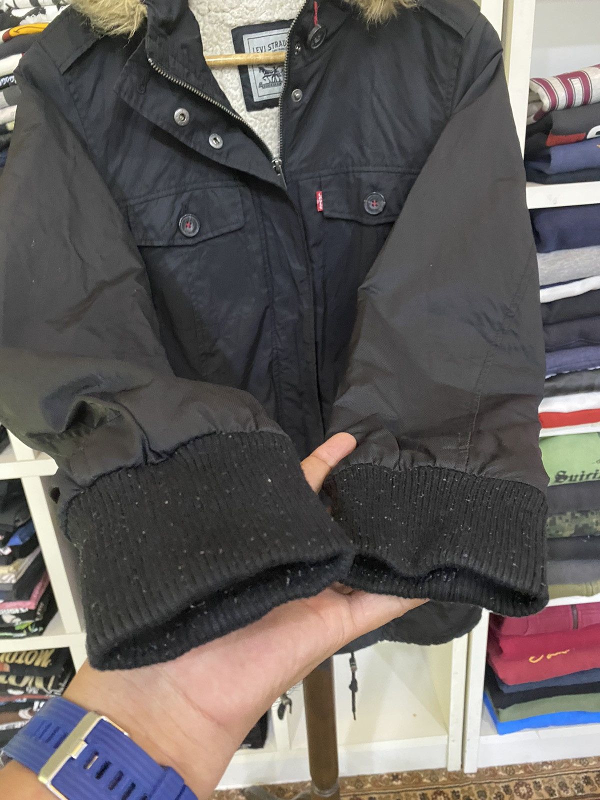 If Six Was Nine × Levi's Levis Fur Parka Jacket Size US M / EU 48-50 / 2 - 8 Thumbnail