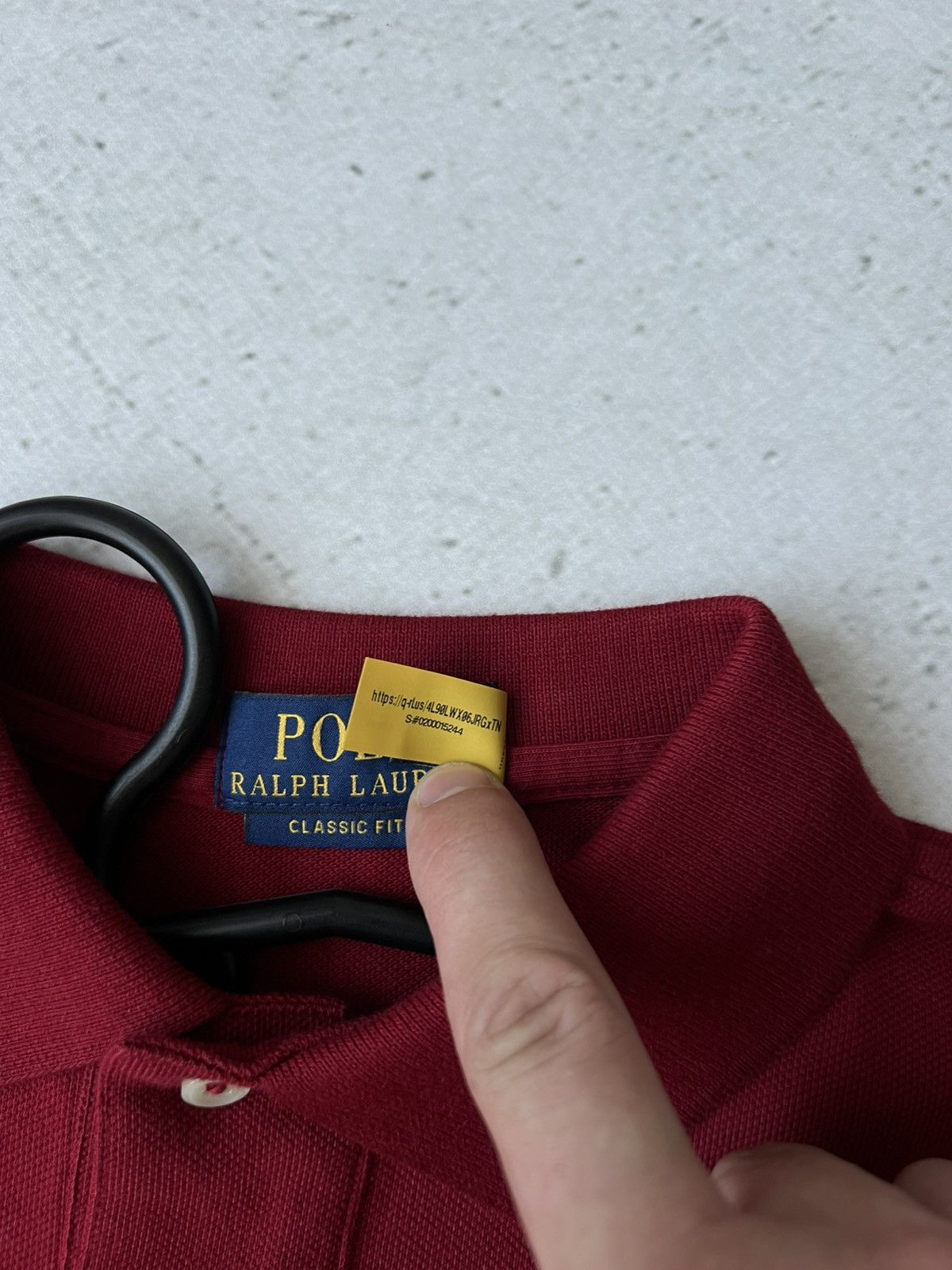 Polo Ralph Lauren Polo Ralph Lauren Burgundy Polo Shirt Classic Size S Size US S / EU 44-46 / 1 - 7 Thumbnail