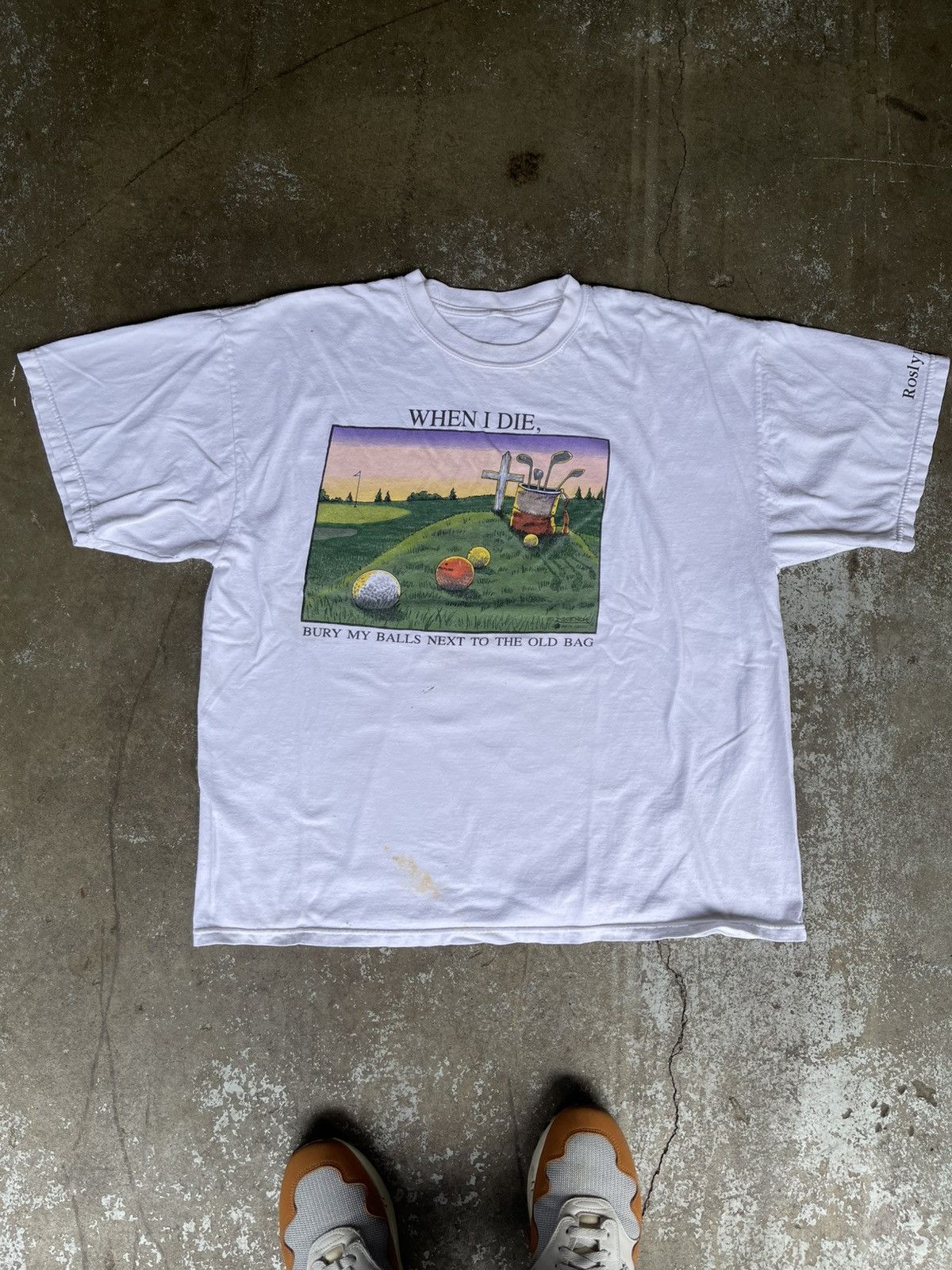Vintage Vintage 90s Golf Cartoon Shirt Size US XL / EU 56 / 4 - 2 Thumbnail