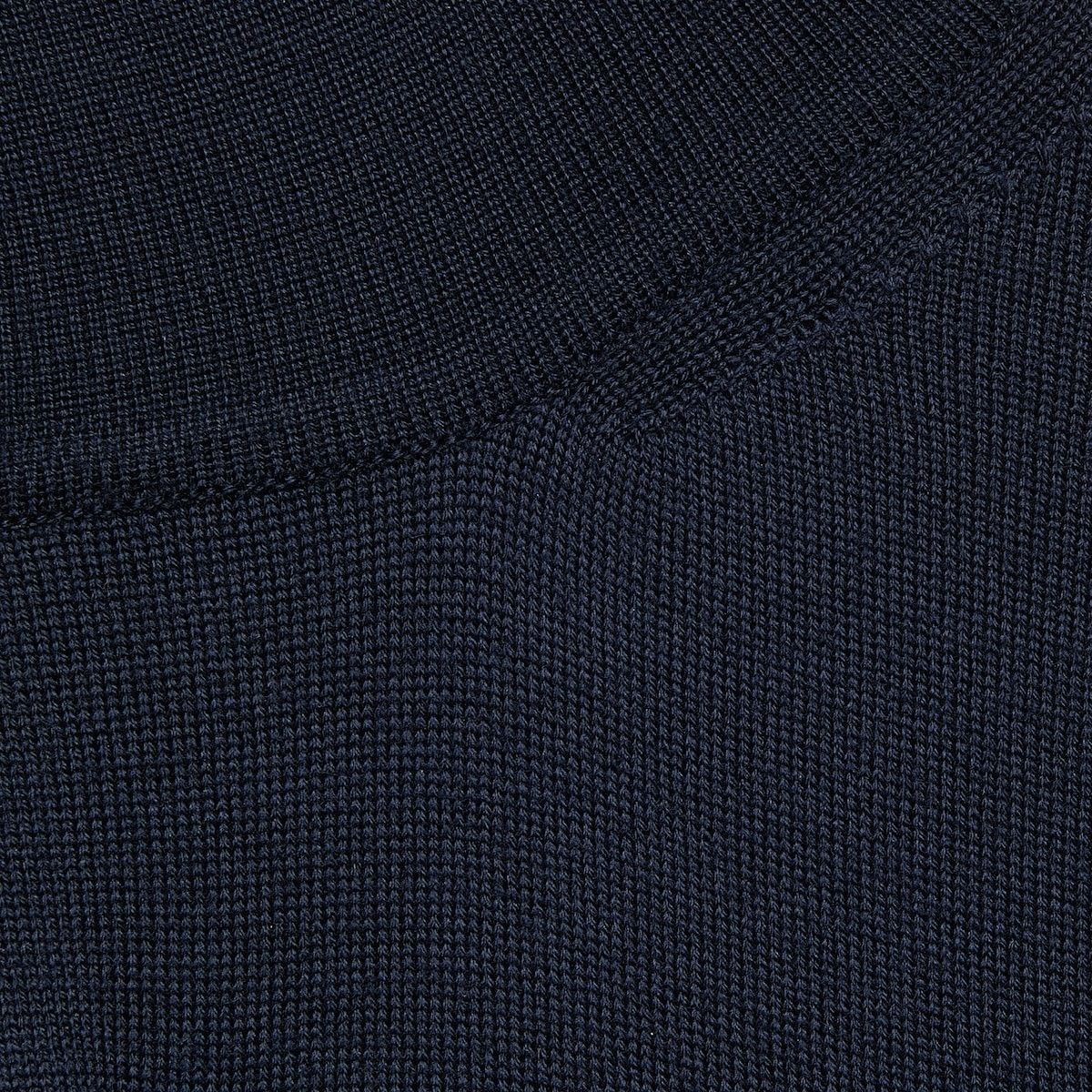 Gucci o1s1wg111025 Wool Sweater With Gucci Embroidery in Dark Blue Size US M / EU 48-50 / 2 - 5 Thumbnail