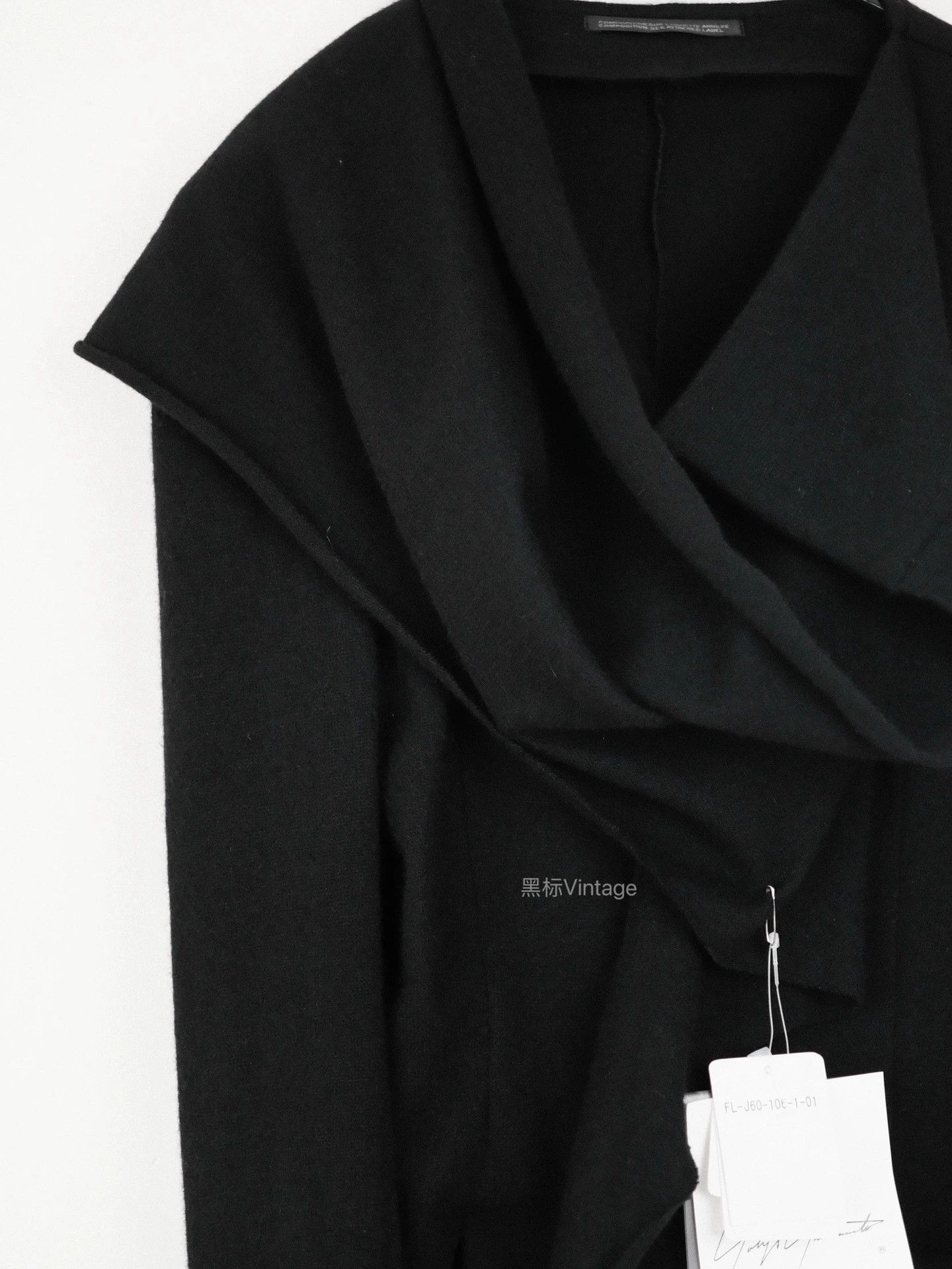 Yohji Yamamoto Yohji Yamamoto 25aw Scarf Collar Wool Jacket Women Size S / US 4 / IT 40 - 6 Thumbnail
