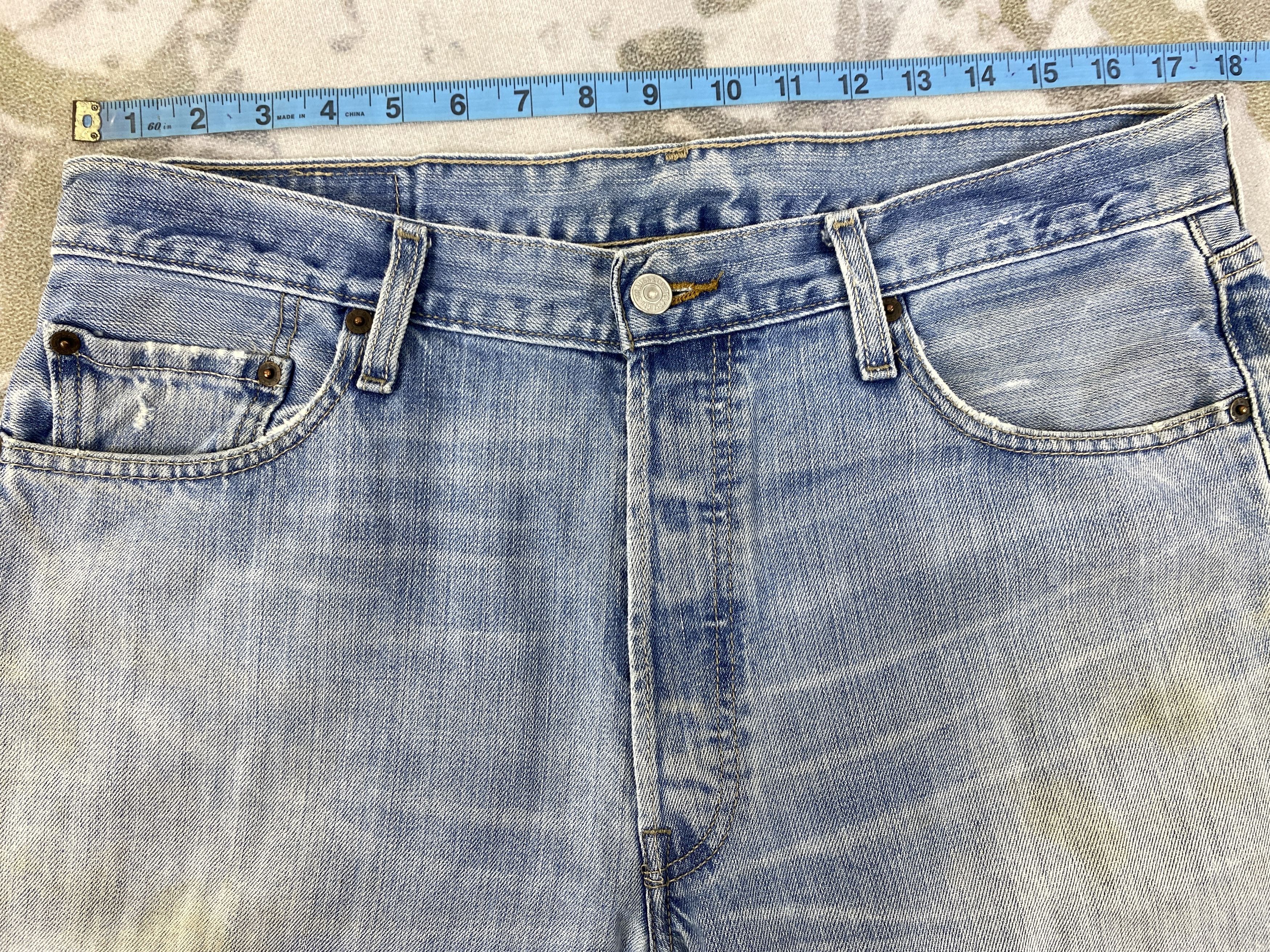 Levi's Light Blue Wash Vintage Levi's 501 35x30.5 Denim -JN1603 Size US 35 - 5 Thumbnail