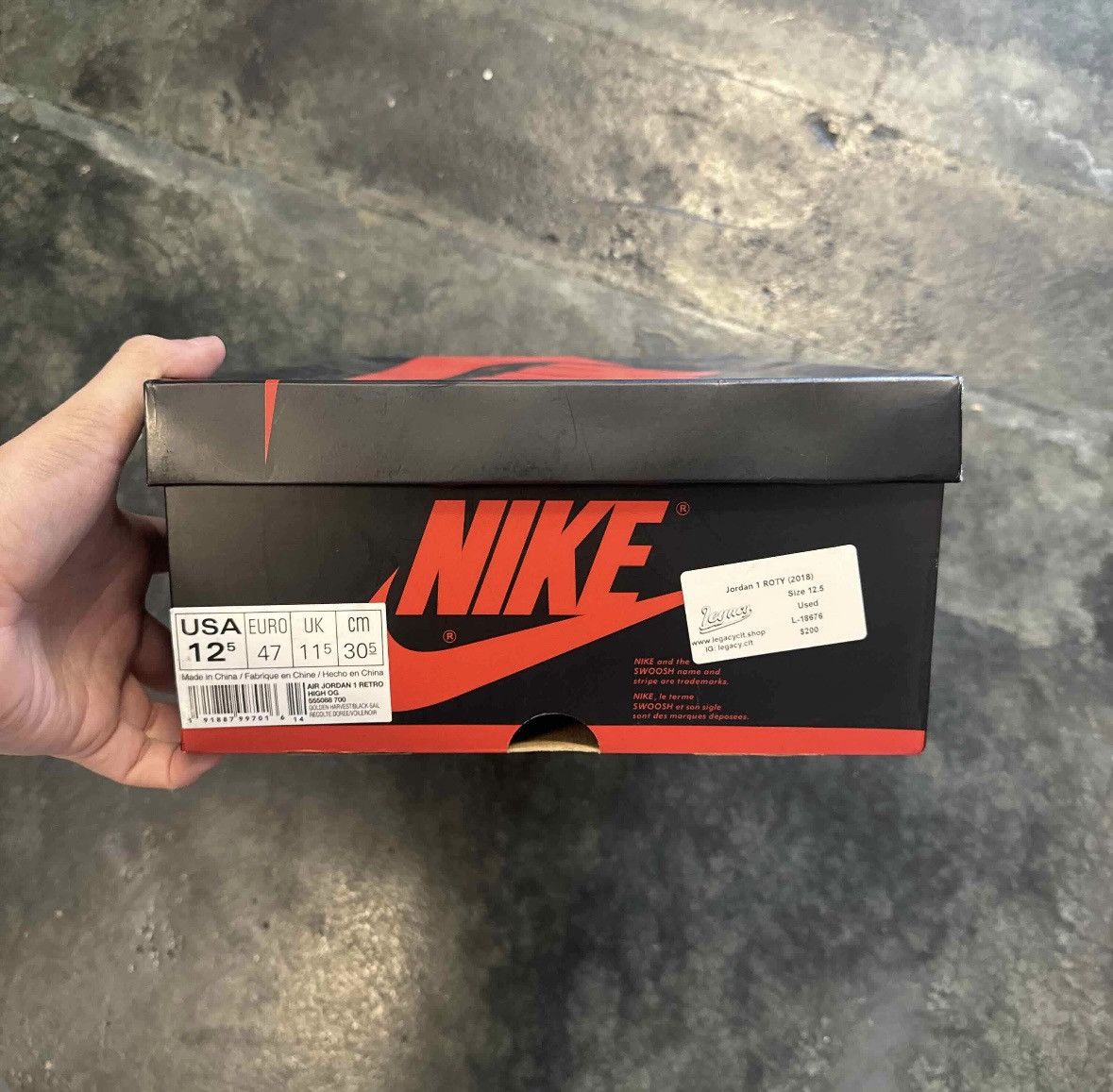 Nike Jordan 1 High Rookie Of The Year Size US 12.5 / EU 45-46 - 7 Thumbnail
