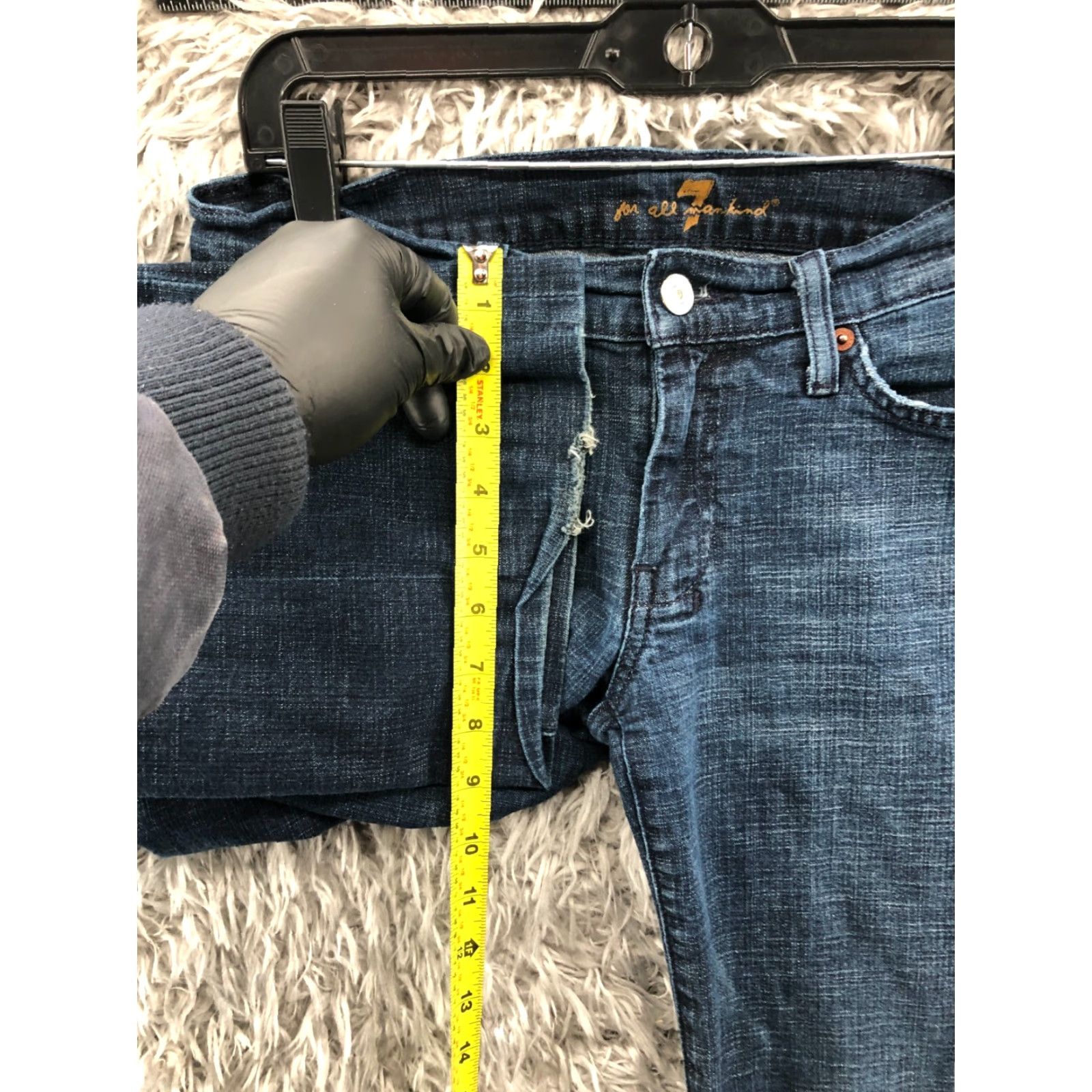7 For All Mankind 7 For All Mankind Jeans Size 28 Womens Low Rise Medium Wash Blue Denim Size 28" / US 6 / IT 42 - 4 Thumbnail