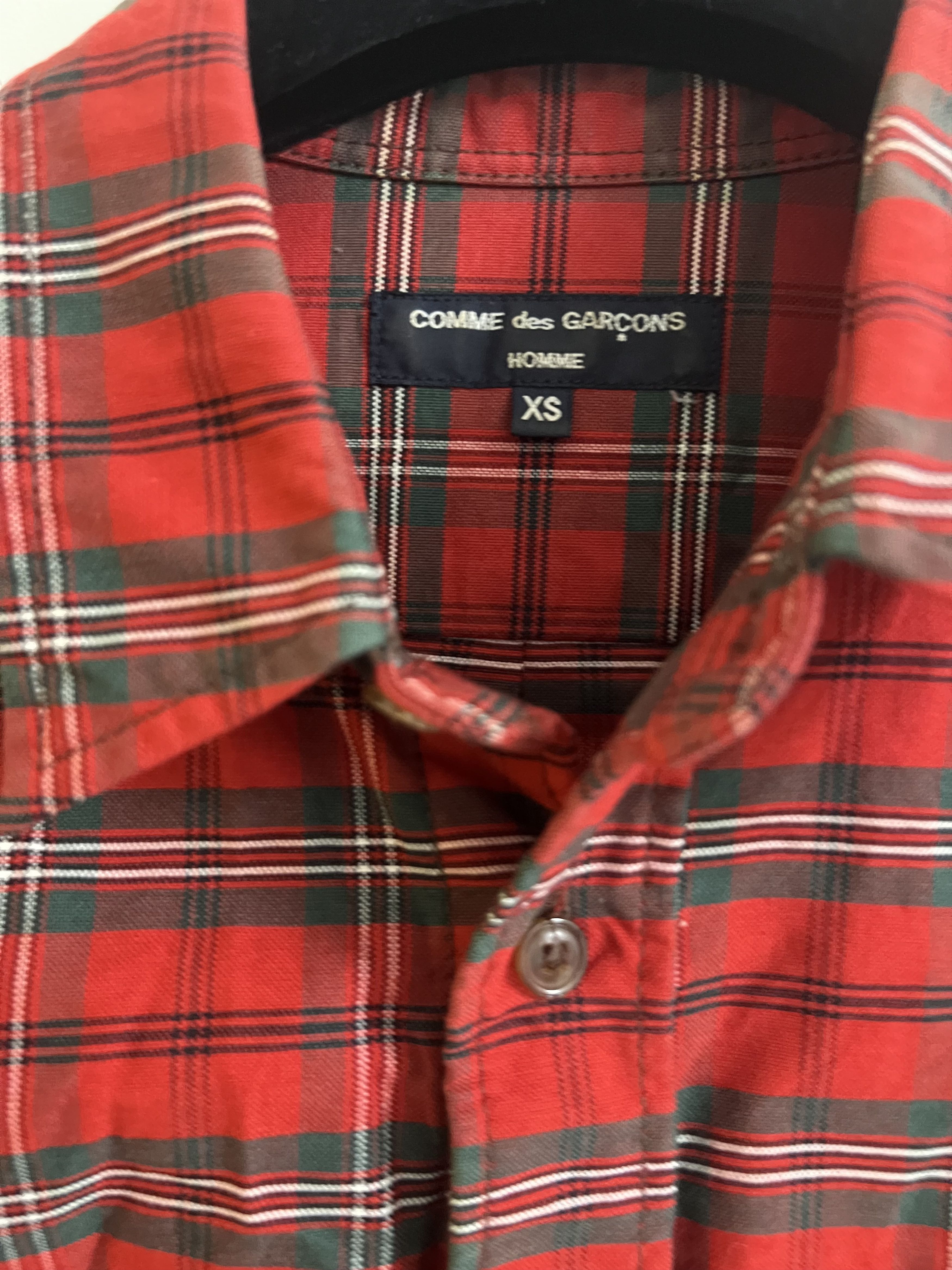 Comme des Garcons Vintage Checked Shirt Size US XS / EU 42 / 0 - 9 Thumbnail