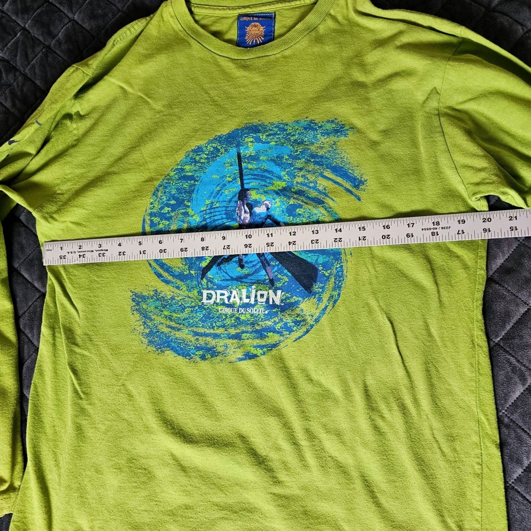Vintage VINTAGE Cirque du Soleil Dralion Long Sleeve Graphic T-Shirt S/M Canada Unisex Adults Mens Womens Cirque Du Soleil Shirt Green 2000s Size US S / EU 44-46 / 1 - 6 Thumbnail