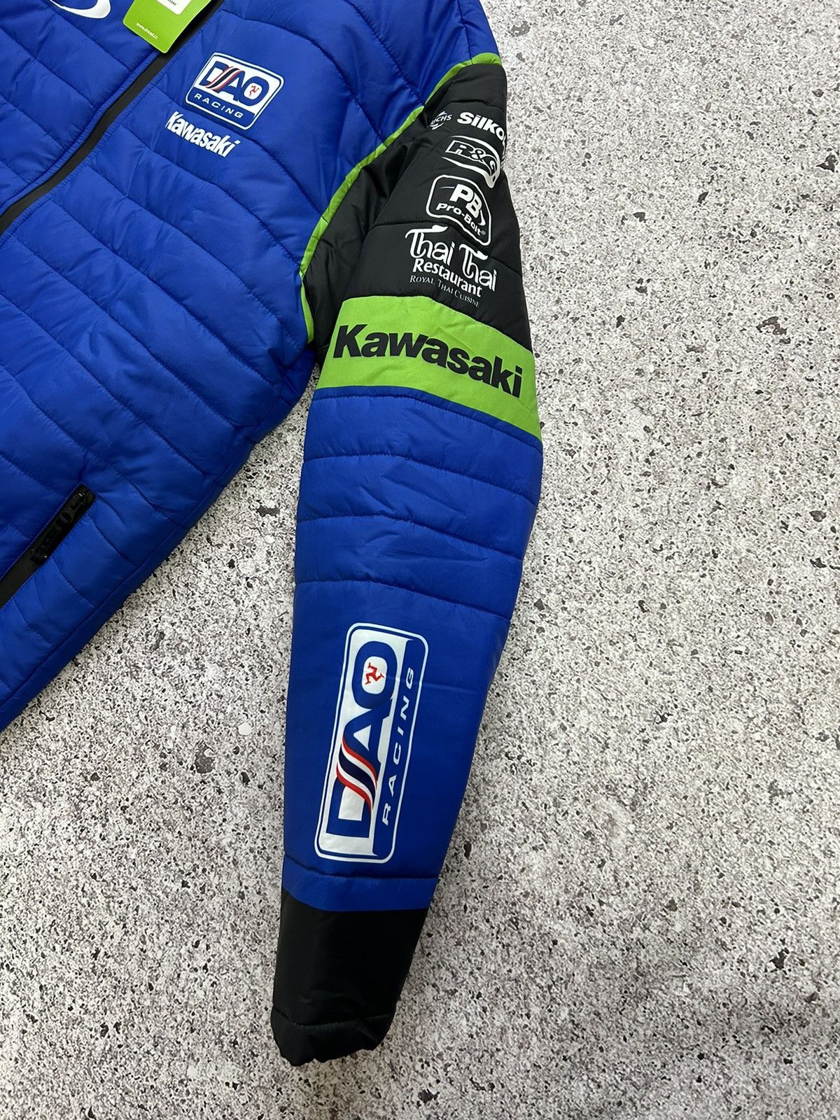 Japanese Brand × NASCAR New Dao Racing Kawasaki Green Team Racing Jacket Size US XXL / EU 58 / 5 - 9 Thumbnail