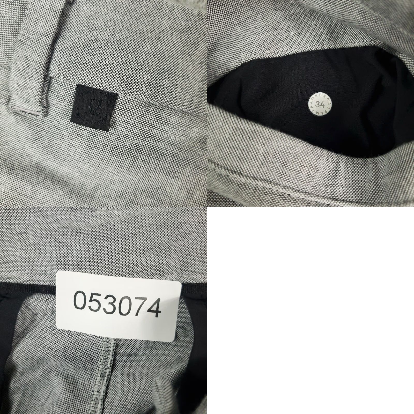 Lululemon Lululemon Mens Shorts Size 34 Gray Tech Chino Flat Front Belt Loops Logo Casual Business Formal Workwear Size US 34 / EU 50 - 8 Thumbnail