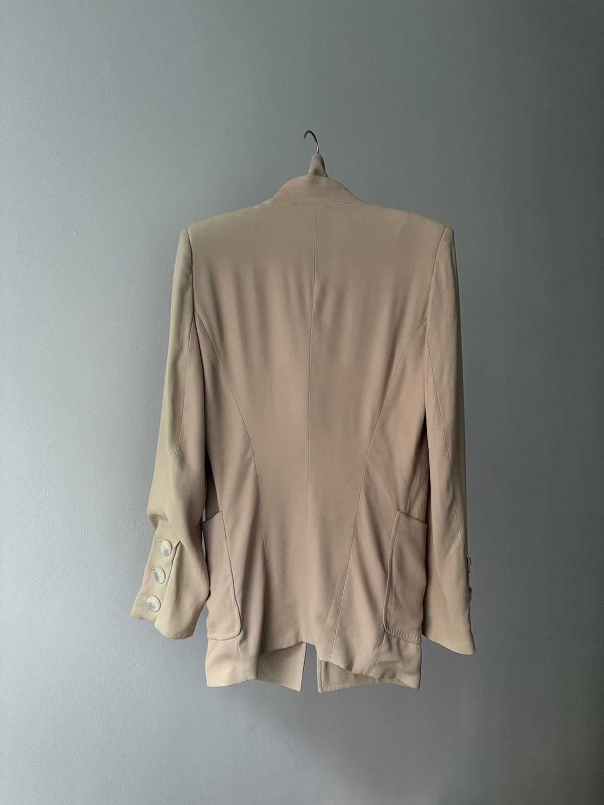 Ann Demeulemeester Ann Demeulemeester beige blazer Size S / US 4 / IT 40 - 10 Thumbnail