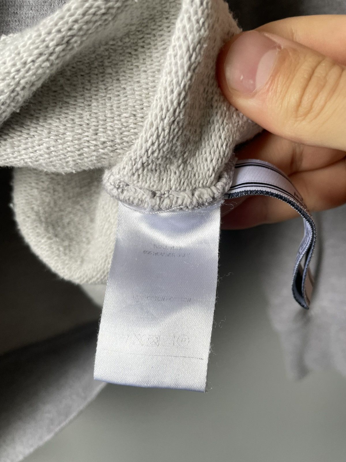 AMI AMI Alexandre Mattiussi Tricolor Bouclé Logo Sweatshirt Grey Size US L / EU 52-54 / 3 - 9 Thumbnail