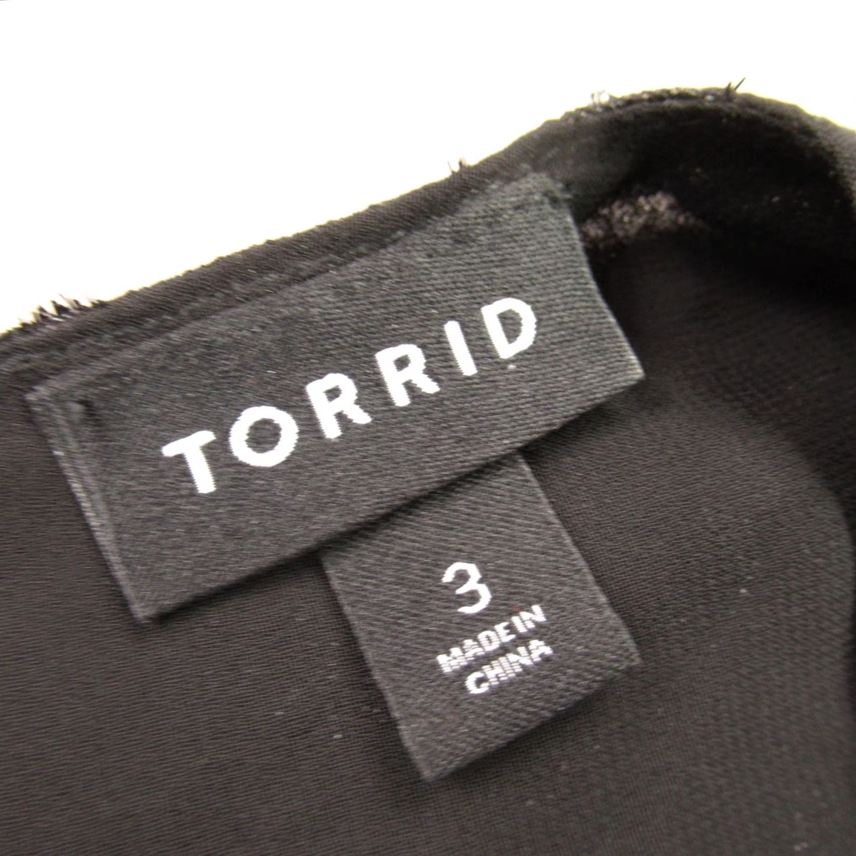 Torrid Torrid Dress Womens 3XS Sleeveless Lightweight Crew Neck Black Casual Shirt Dress Size XXS / US 00 / IT 34 - 3 Thumbnail