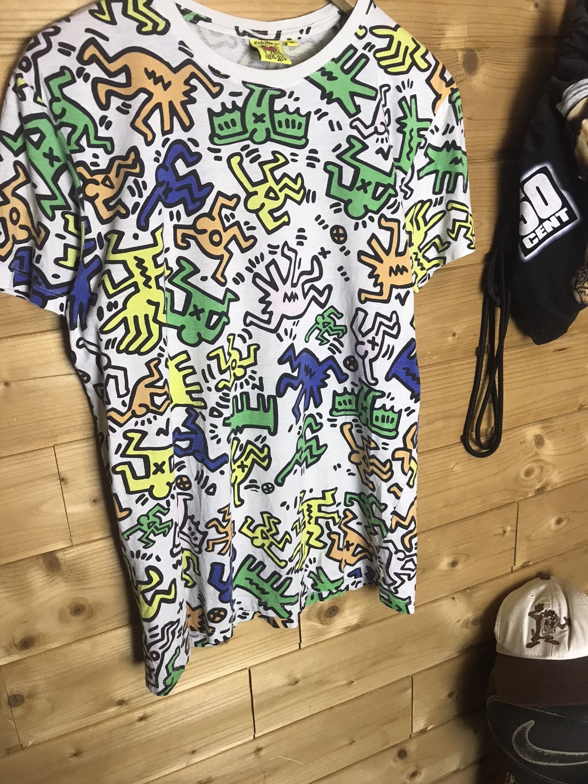 Keith Haring Keith Haring over print t-shirt Size US M / EU 48-50 / 2 - 3 Thumbnail