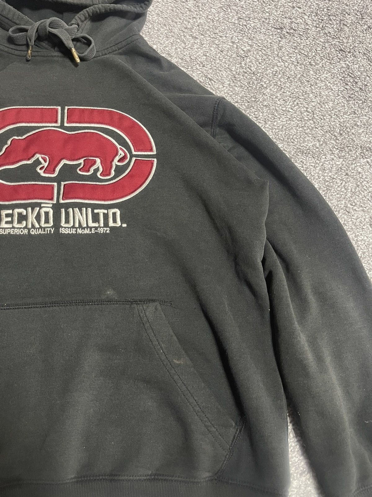 Ecko Unltd. × Rap Tees × Vintage ECKO UNLTD VINTAGE BIG LOGO HOODIE SIZE S Size US S / EU 44-46 / 1 - 9 Thumbnail
