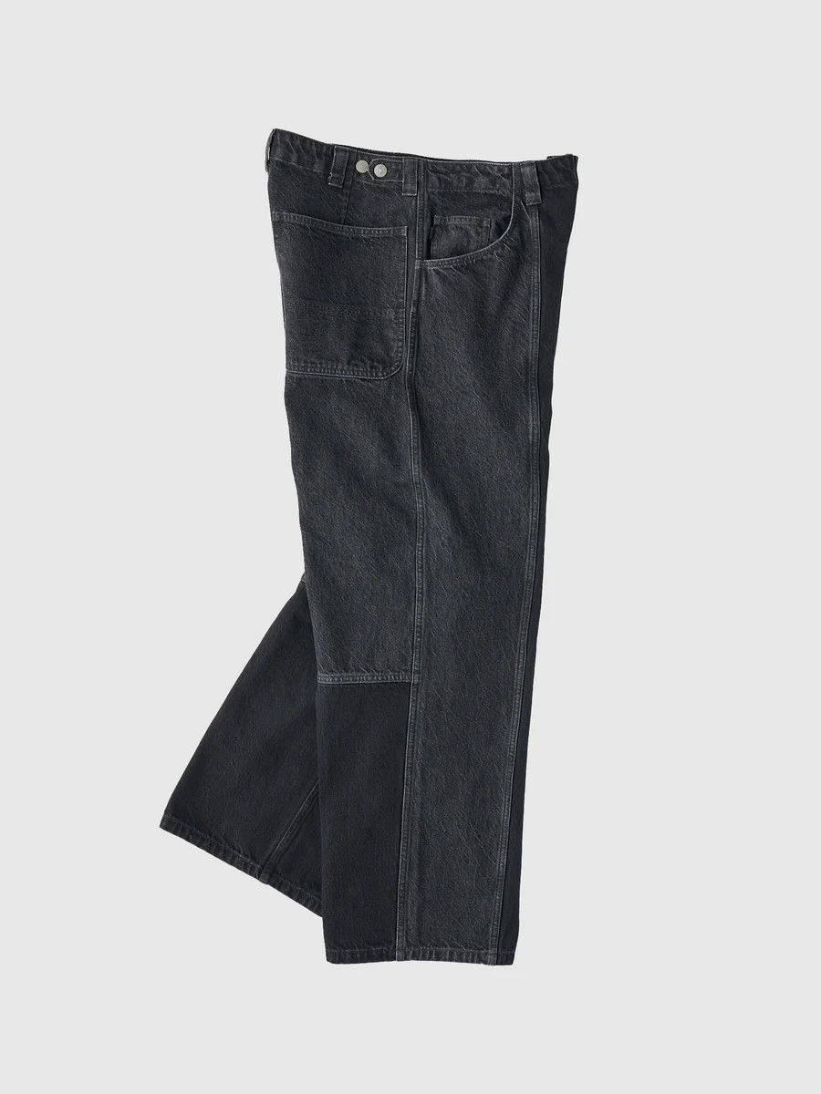 Japanese Brand Sedan All-Purpose Two Tone Wide Jeans Size US 34 / EU 50 - 3 Thumbnail