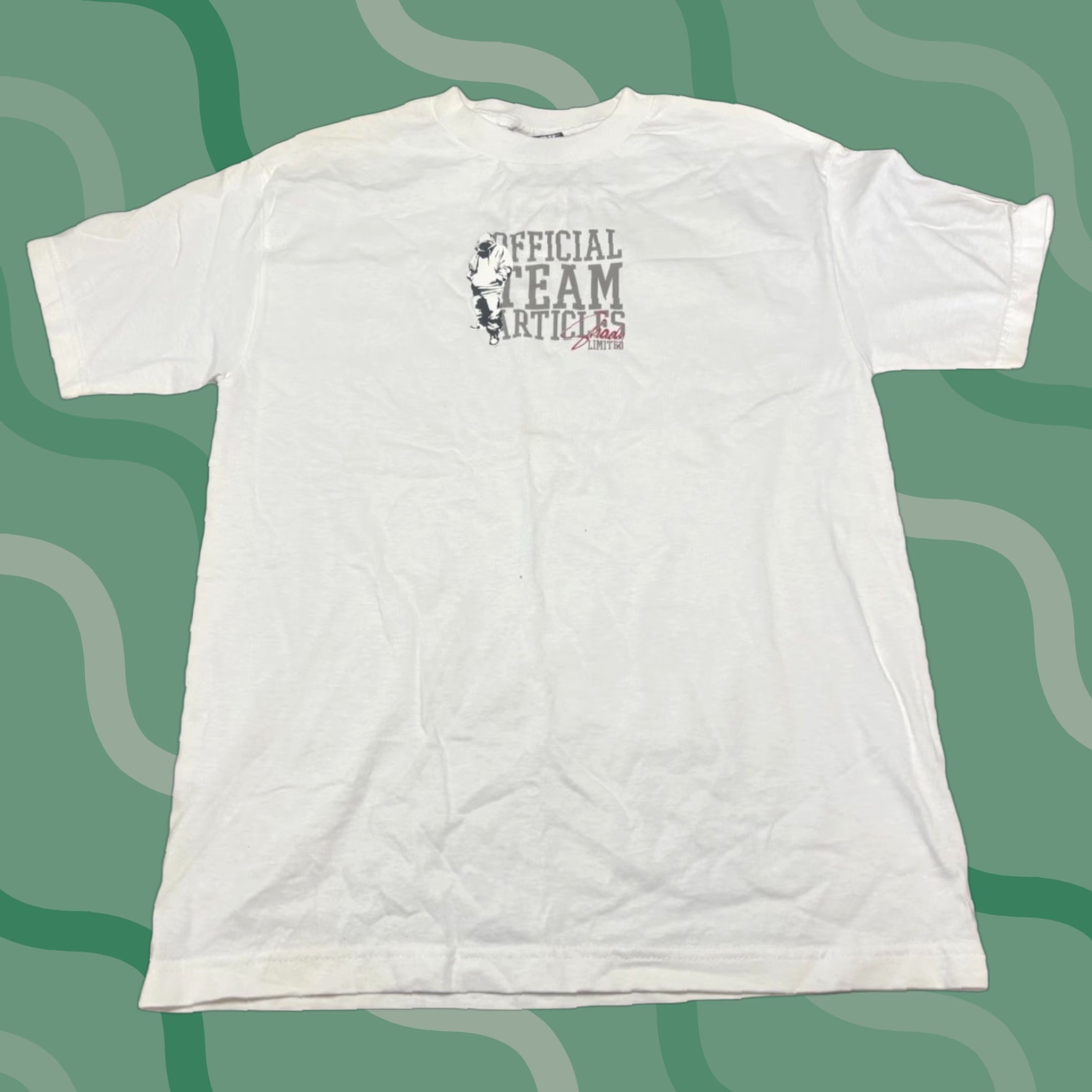 Vintage VINTAGE Shady Ltd Shirt Men S White 90s Hip Hop Rap Y2K Double-Sided Travel Theme Shirts Mens Size US S / EU 44-46 / 1 - 1 Thumbnail