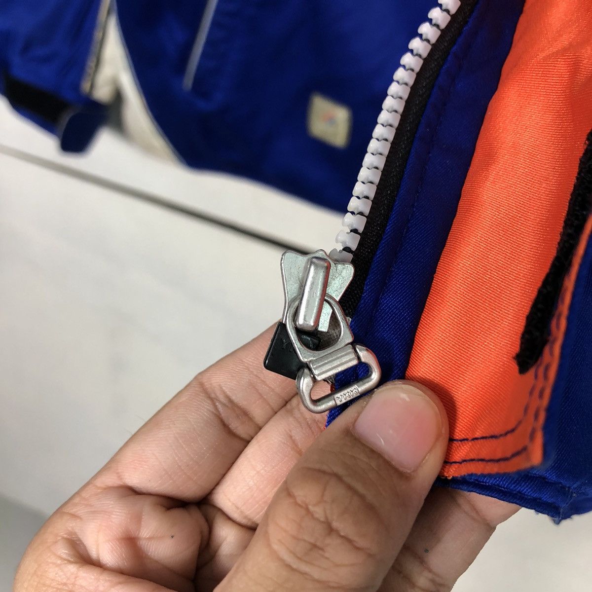 Japanese Brand Phenix FIS Tech Ski Shell — 90s Alpine Blue Racer Jacket Size US L / EU 52-54 / 3 - 19 Thumbnail