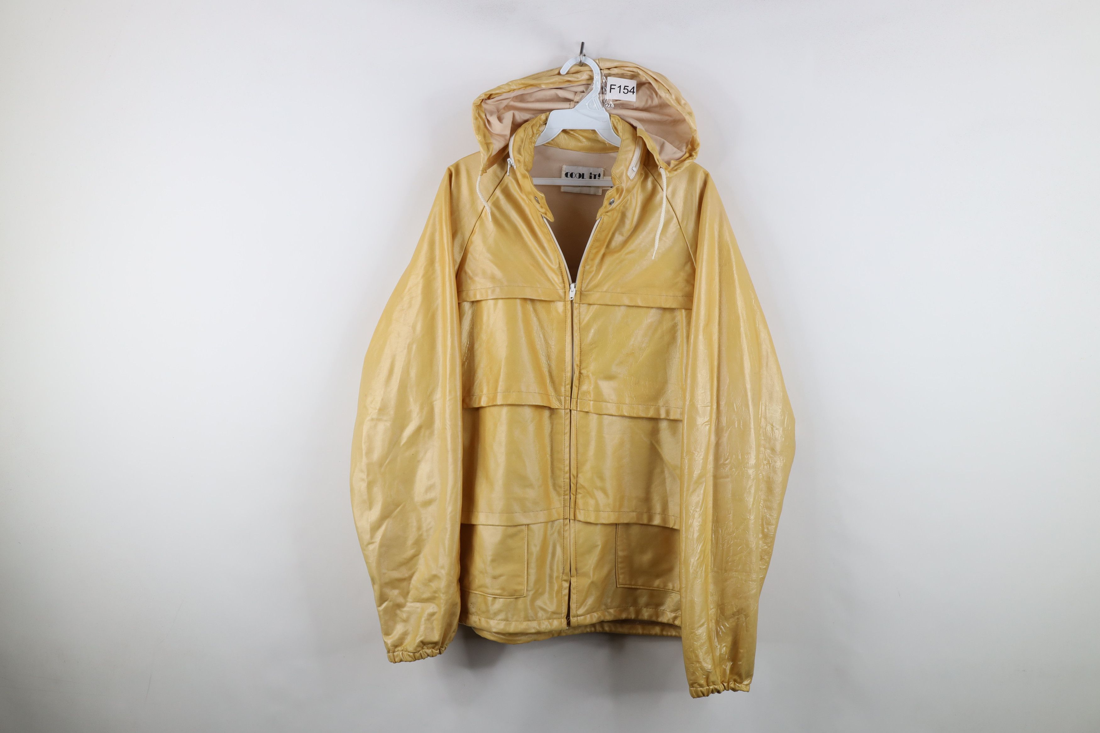 Vintage Vintage 70s Streetewar Blank Hooded Windbreaker Jacket USA Size US M / EU 48-50 / 2 - 1 Thumbnail