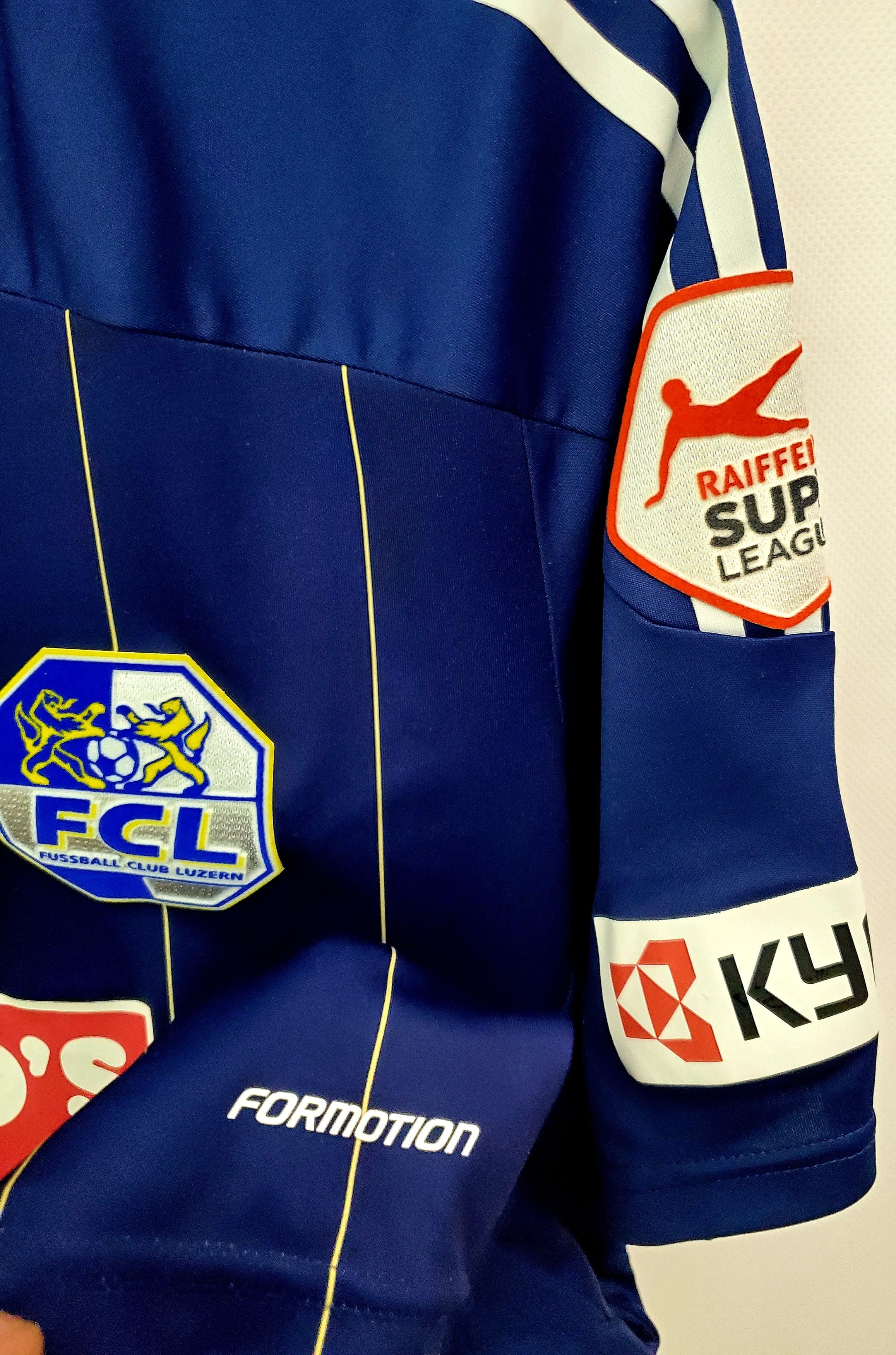 Adidas FC LUZER 2011-12 MATCH ISSUE HOME SHIRT #31 kryeziu M Size US M / EU 48-50 / 2 - 6 Thumbnail