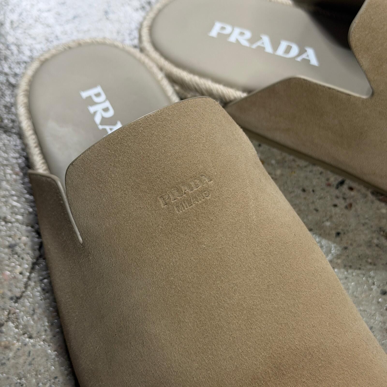 Prada Prada Suede Mules Size US 9 / EU 42 - 5 Thumbnail