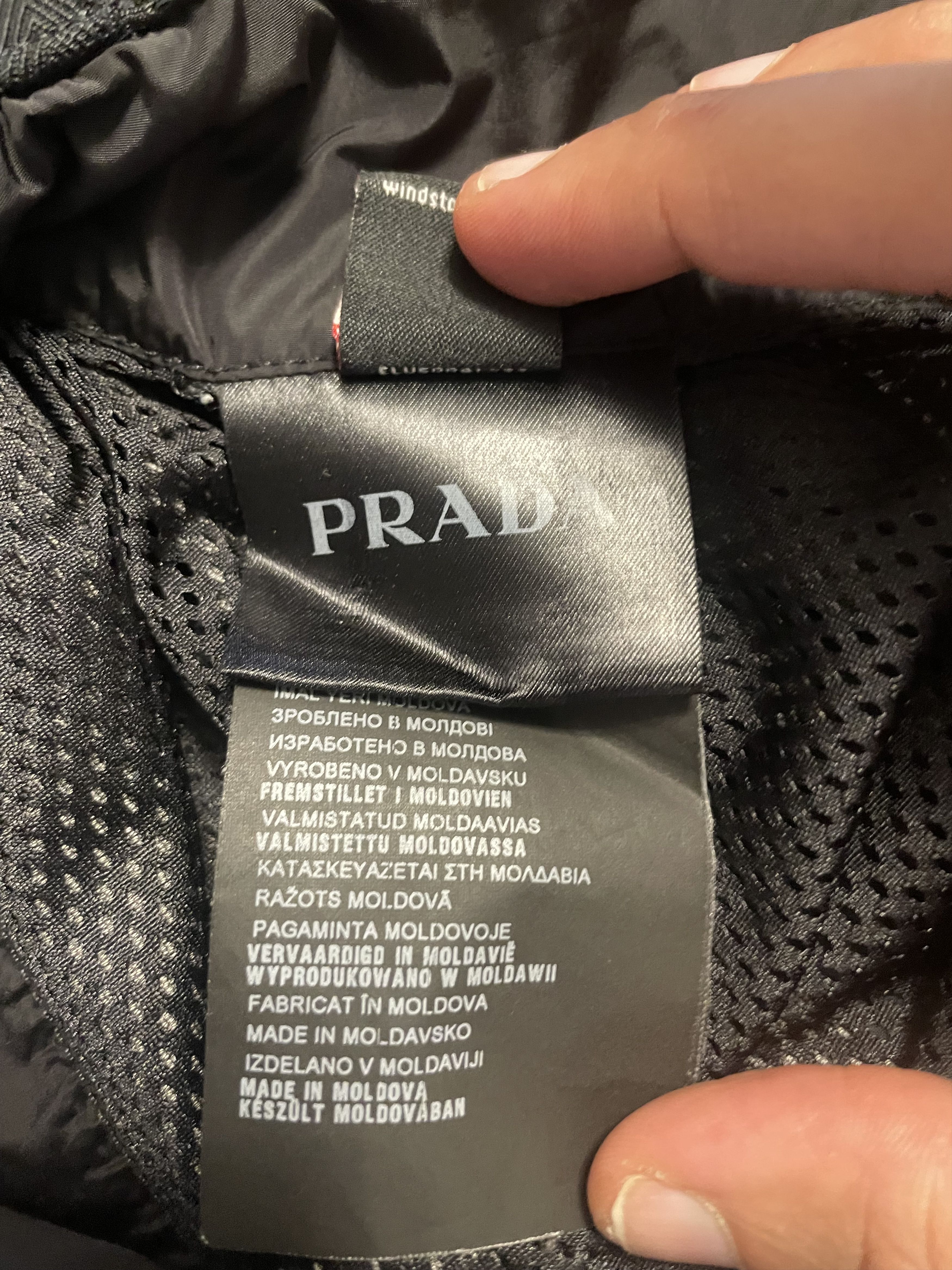 Prada Prada Navy Blue Jacket w/ Hidden Hood – GORETEX Size US M / EU 48-50 / 2 - 7 Thumbnail