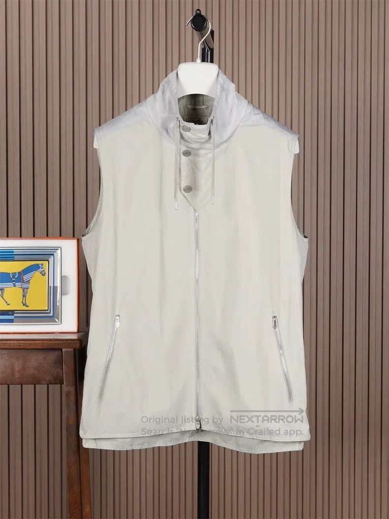 Hermes Hermes Men's Spring/Summer Tech Fabric Vest Size US M / EU 48-50 / 2 - 2 Thumbnail