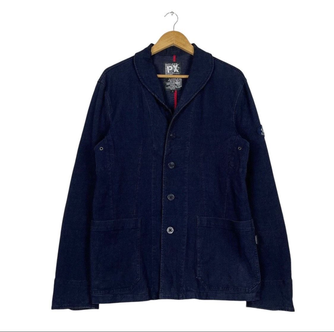 Avirex 💥AVIREX USN CHORE BUTTON SHAWL COLLAR Size US M / EU 48-50 / 2 - 1 Thumbnail